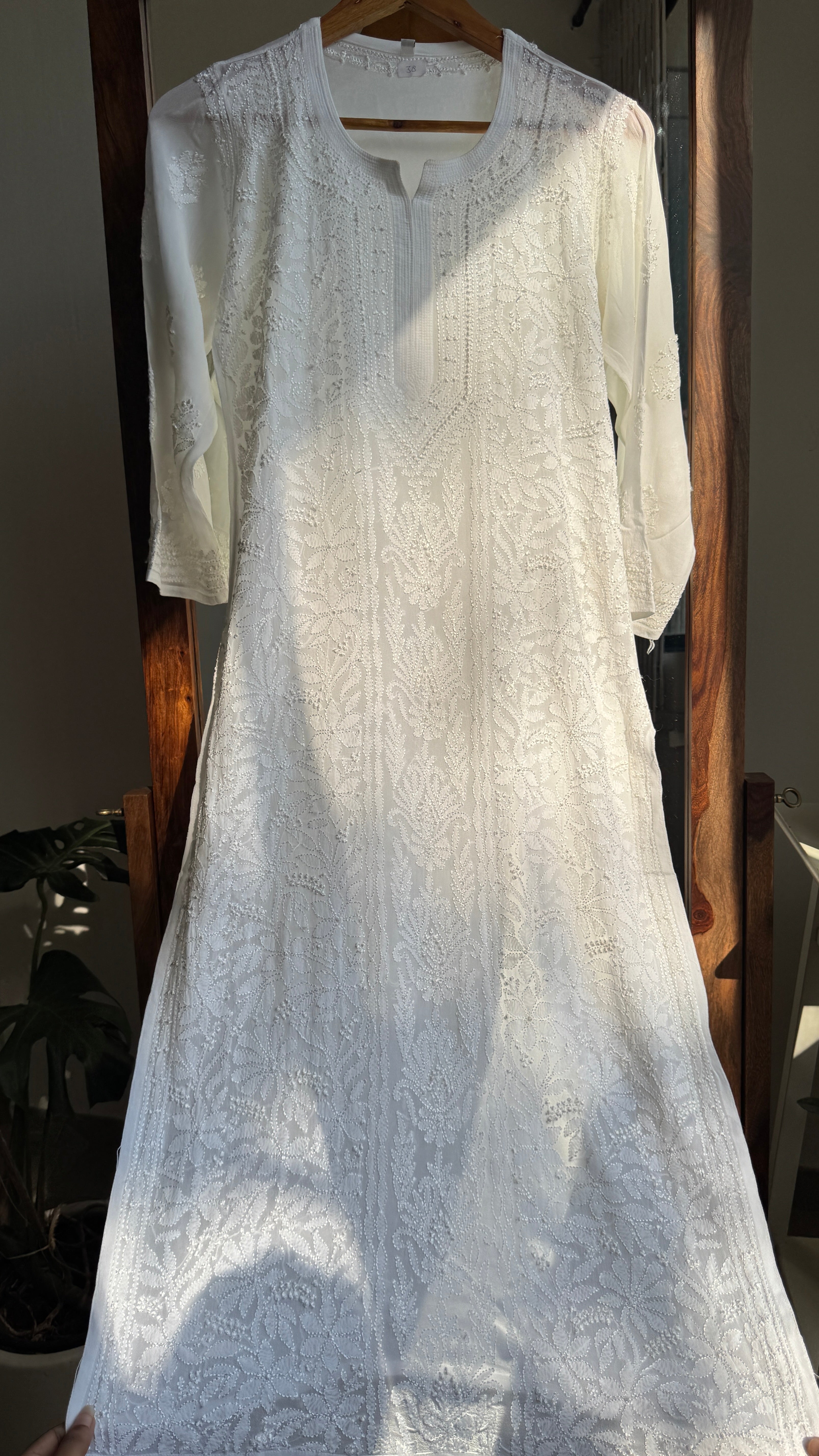 Viscose Kurti - White