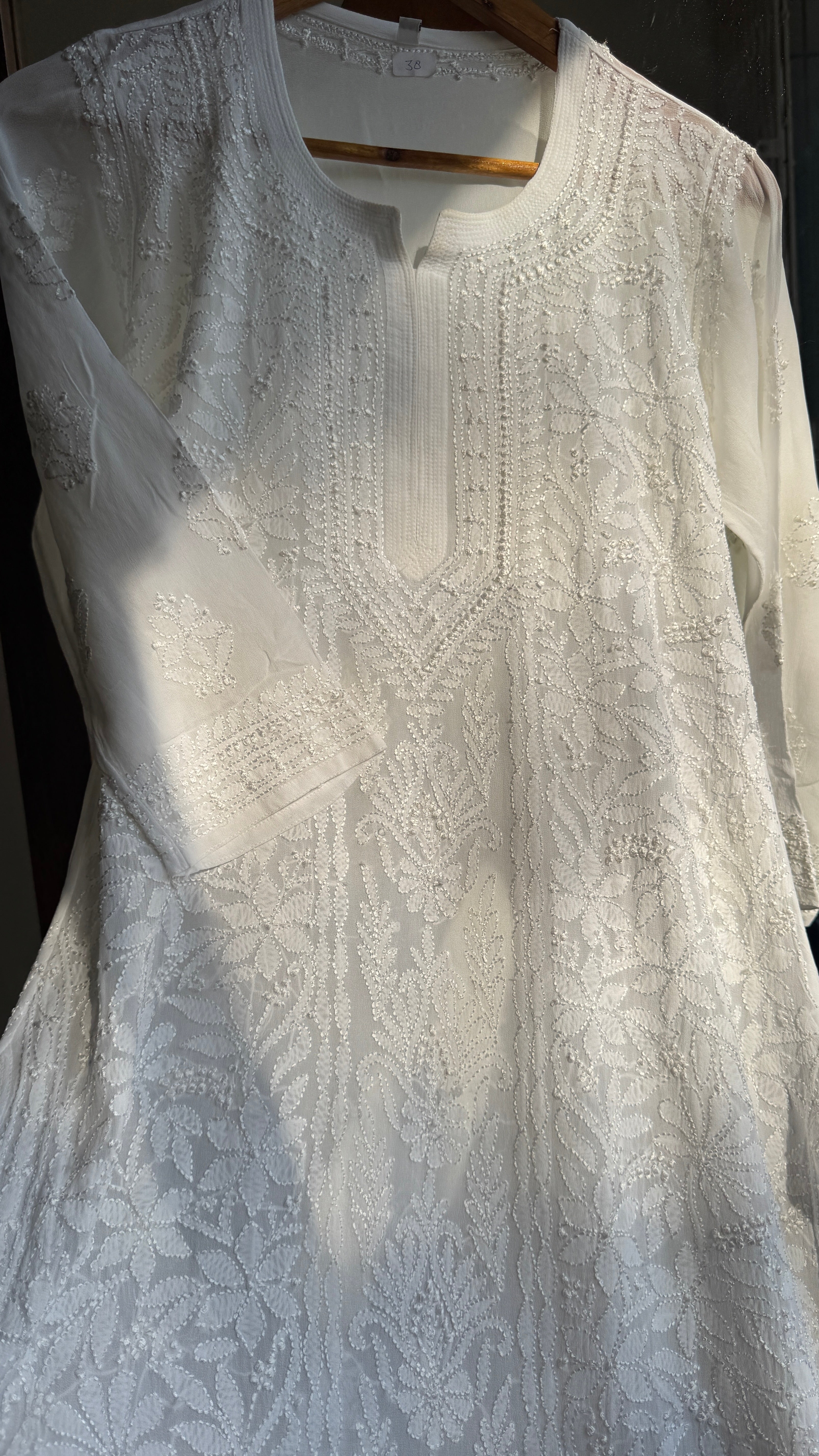 Viscose Kurti - White