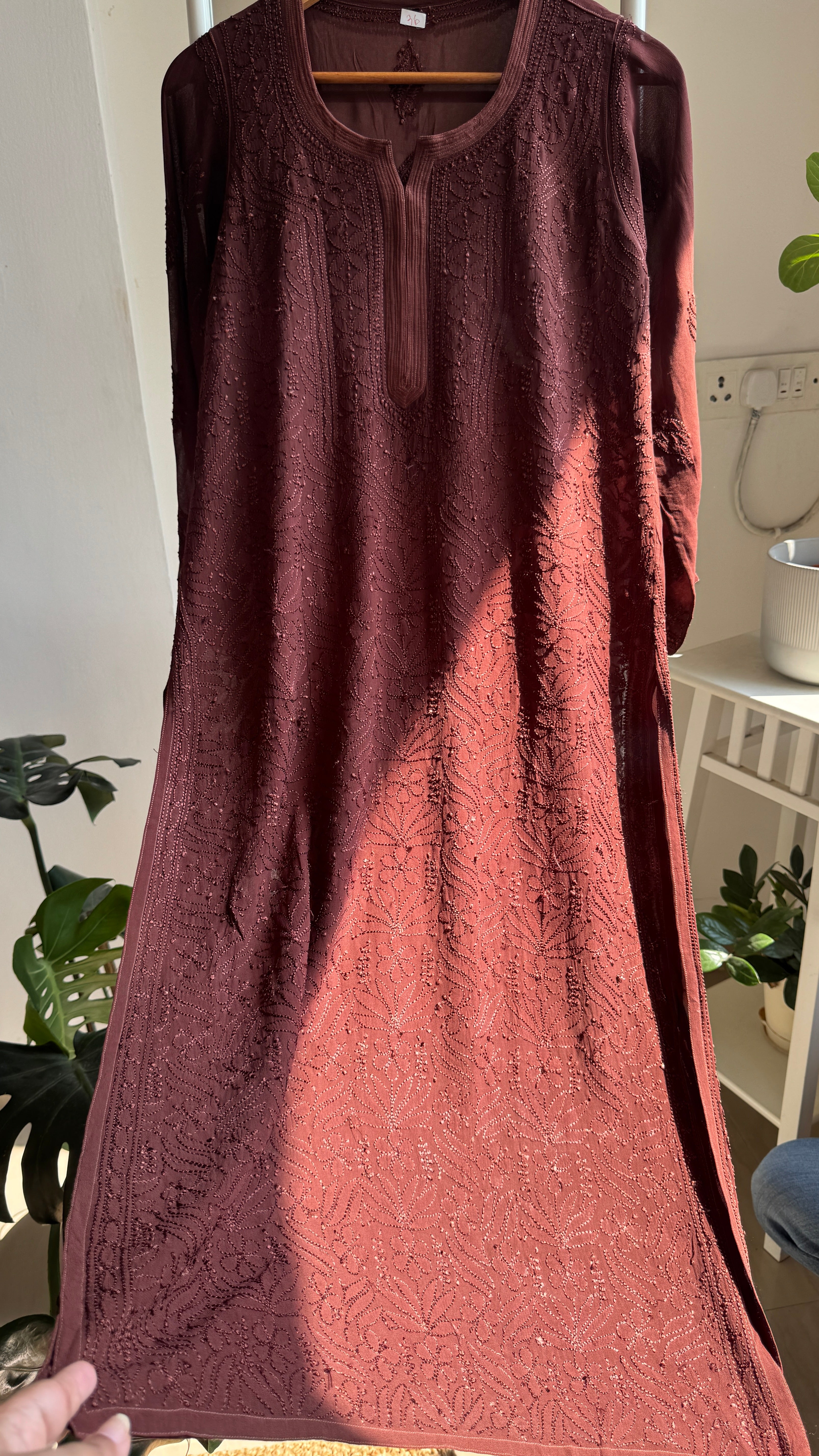 Viscose Kurti - Brown