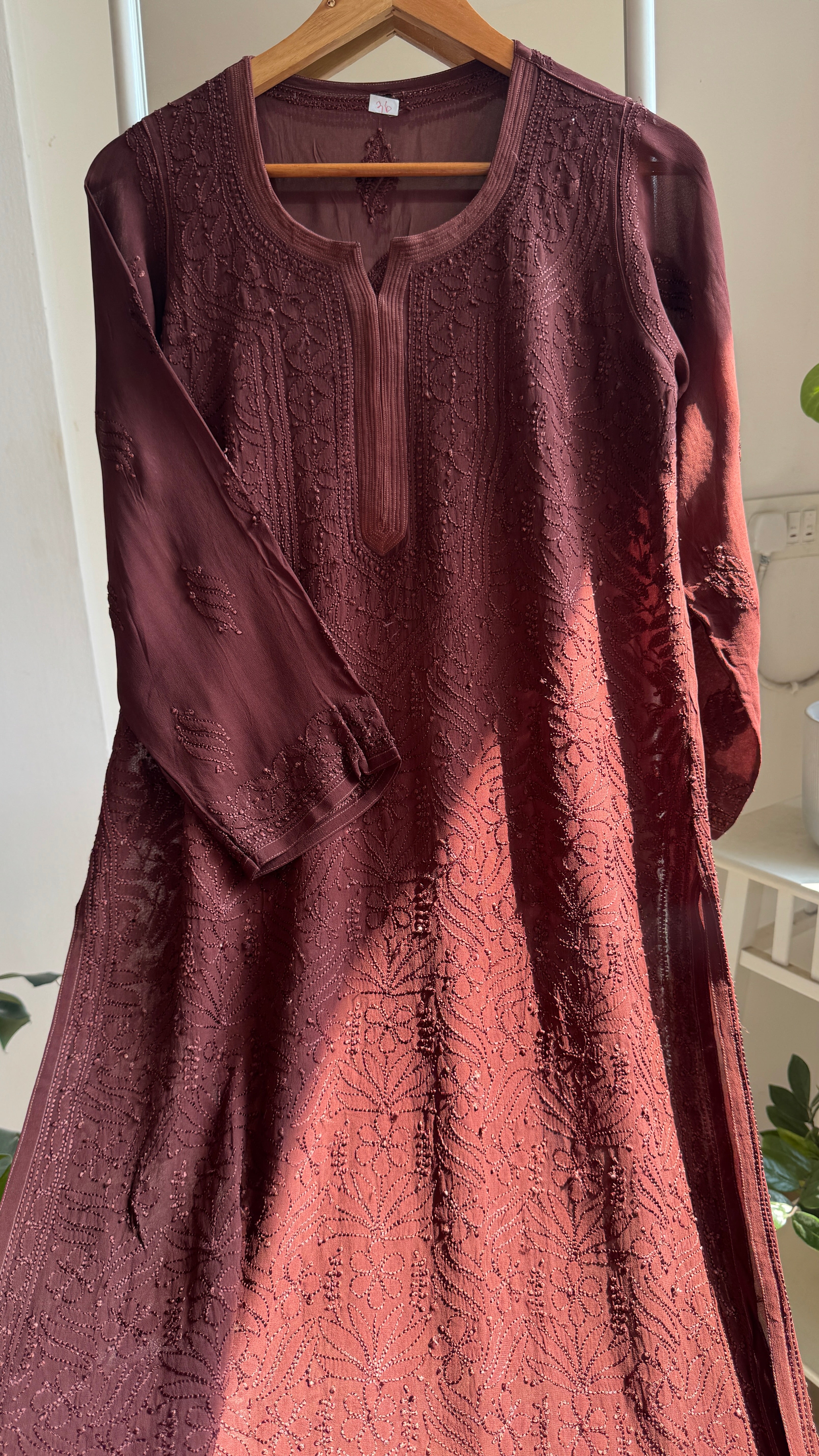 Viscose Kurti - Brown