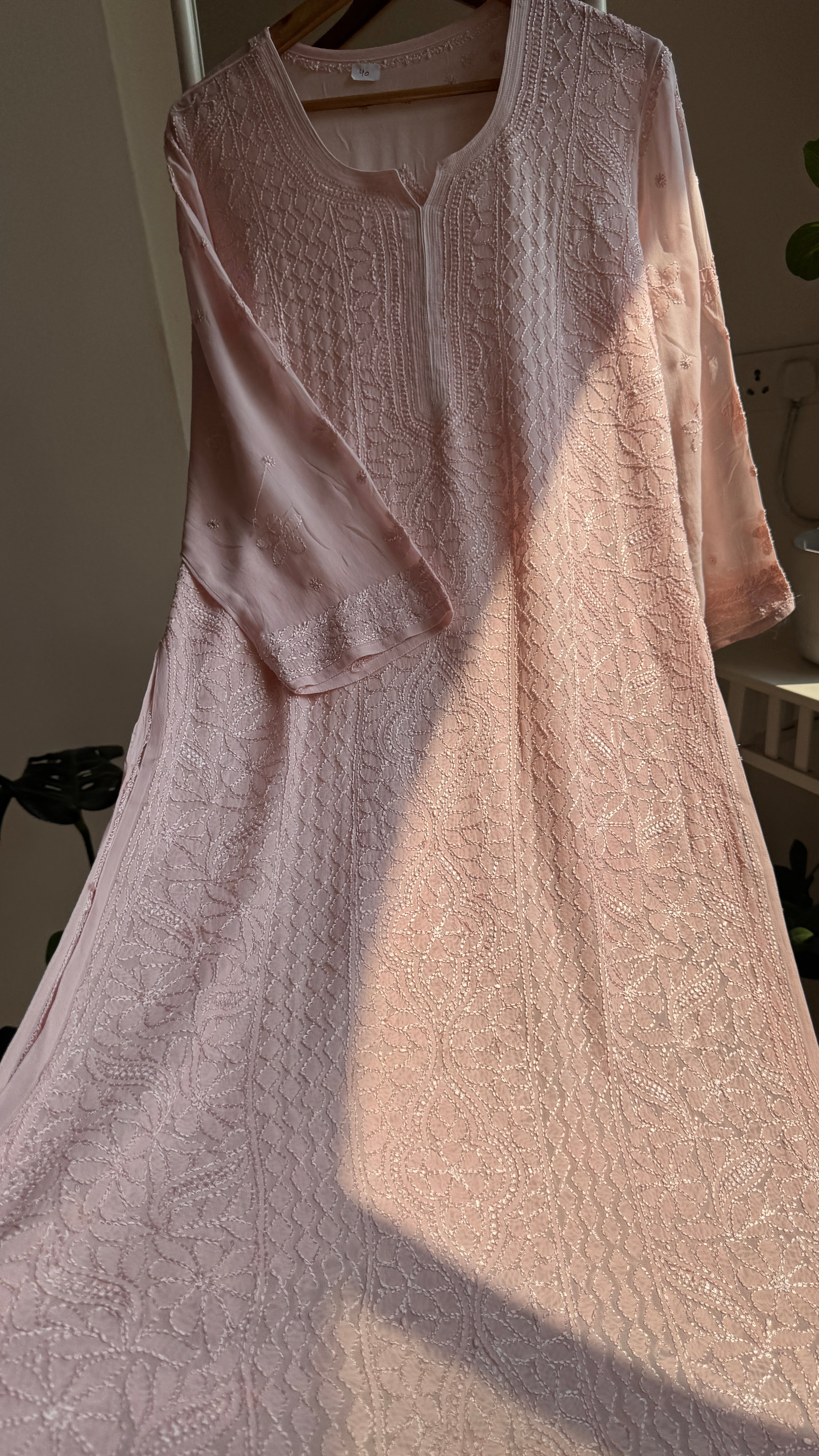 Viscose Kurti - Pale Pink