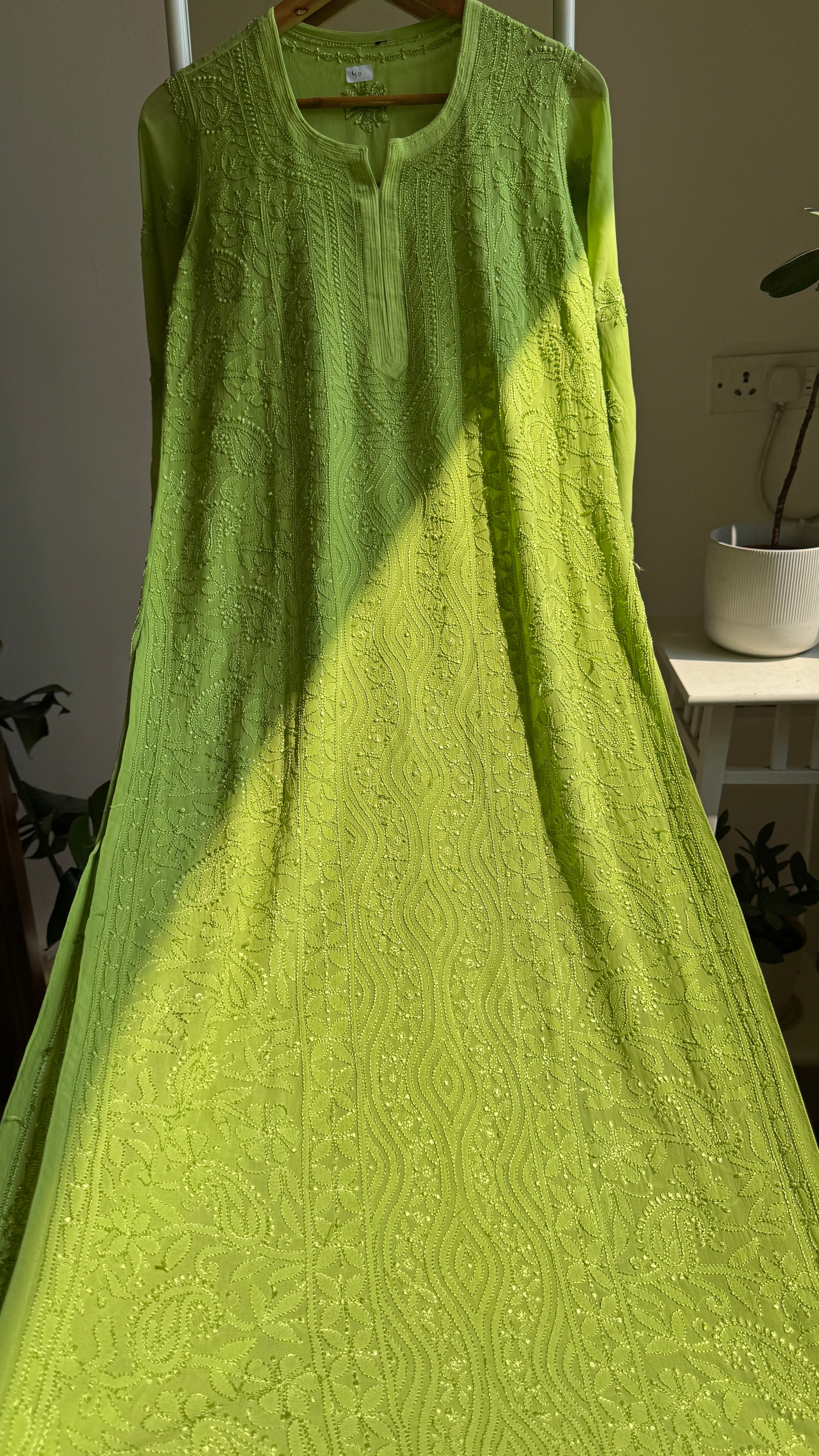 Viscose Kurti - Bright Green