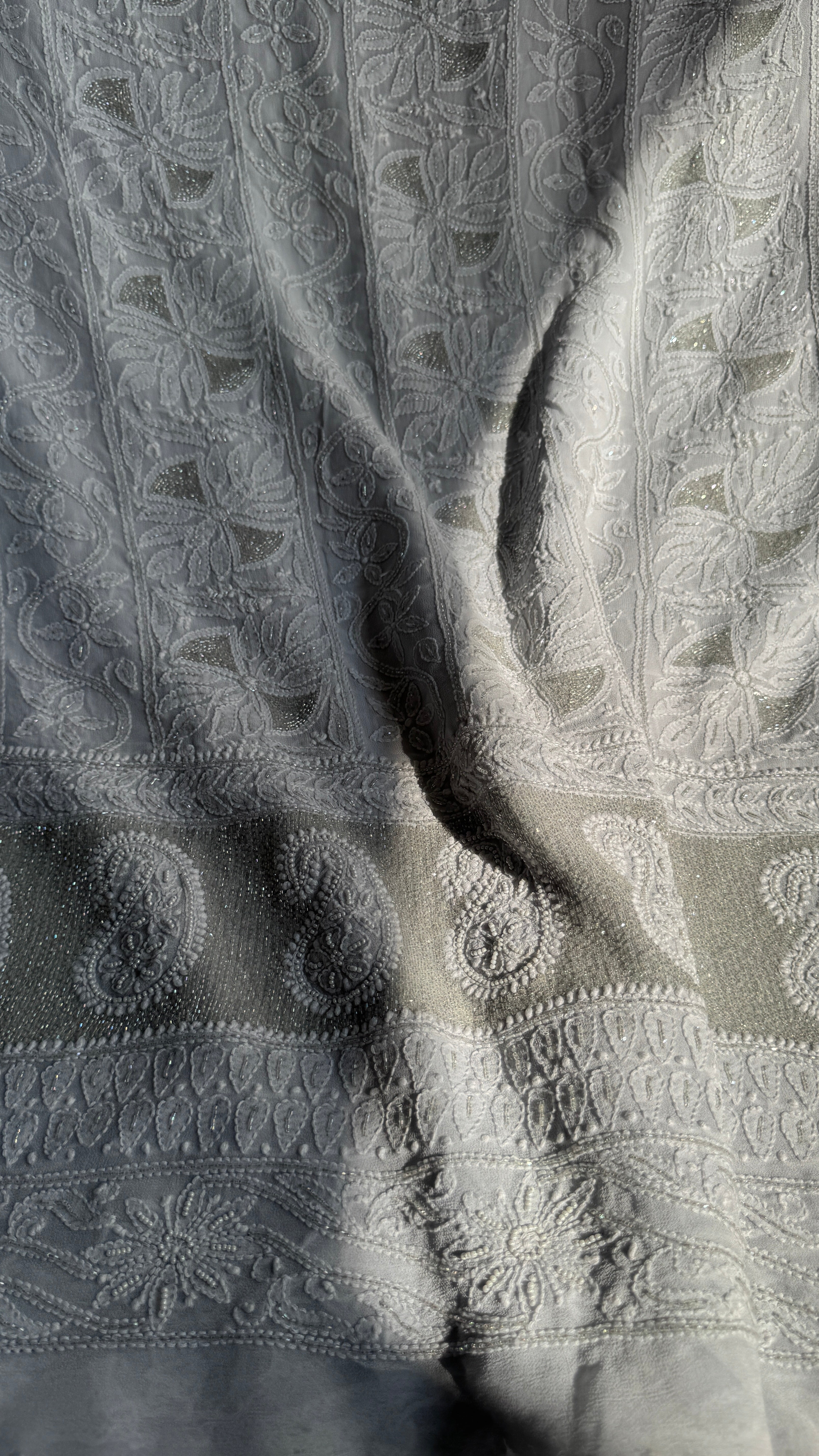 Viscose Length with Dupatta - Grey