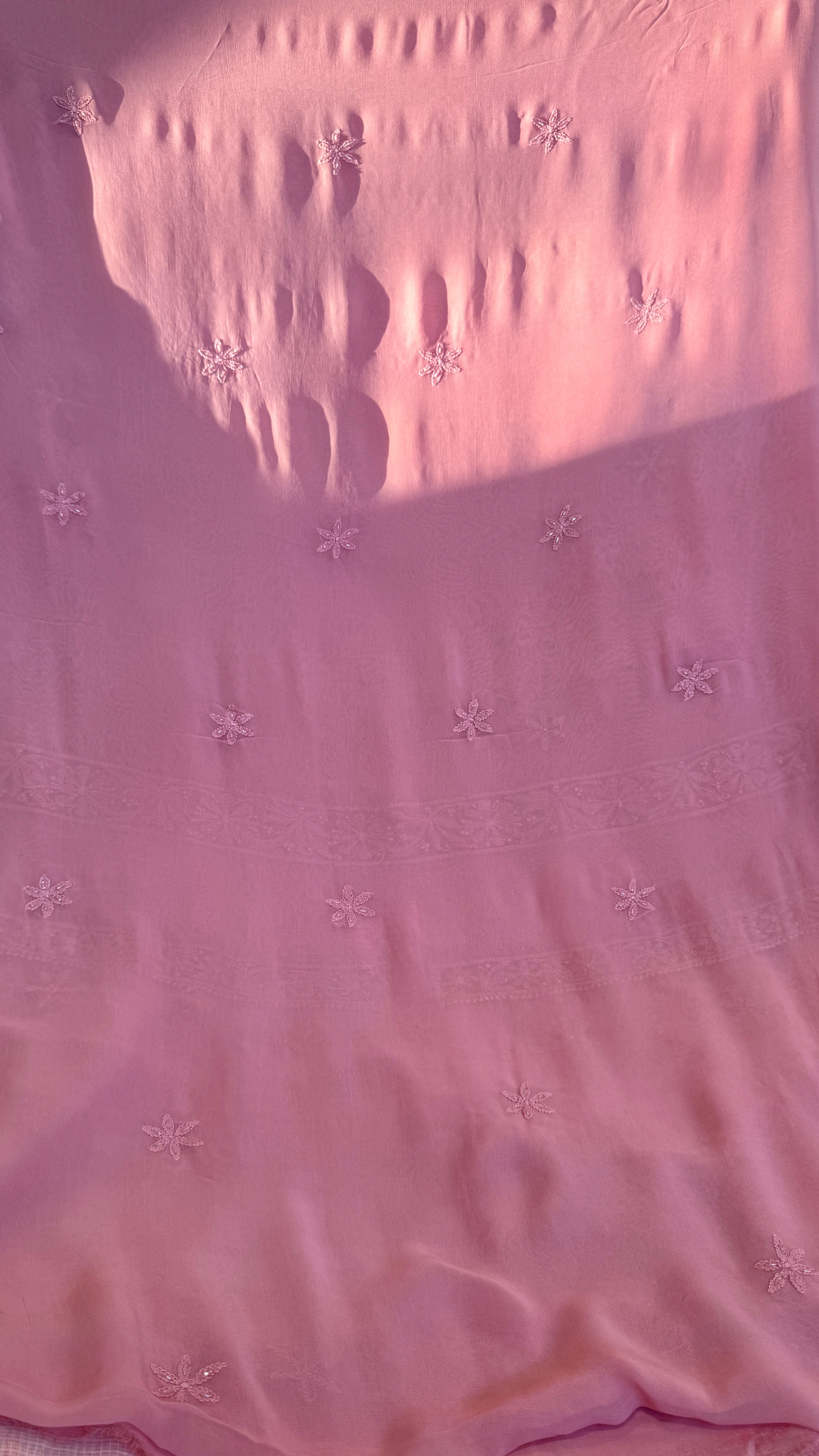 Viscose Length with Dupatta - Rosewood