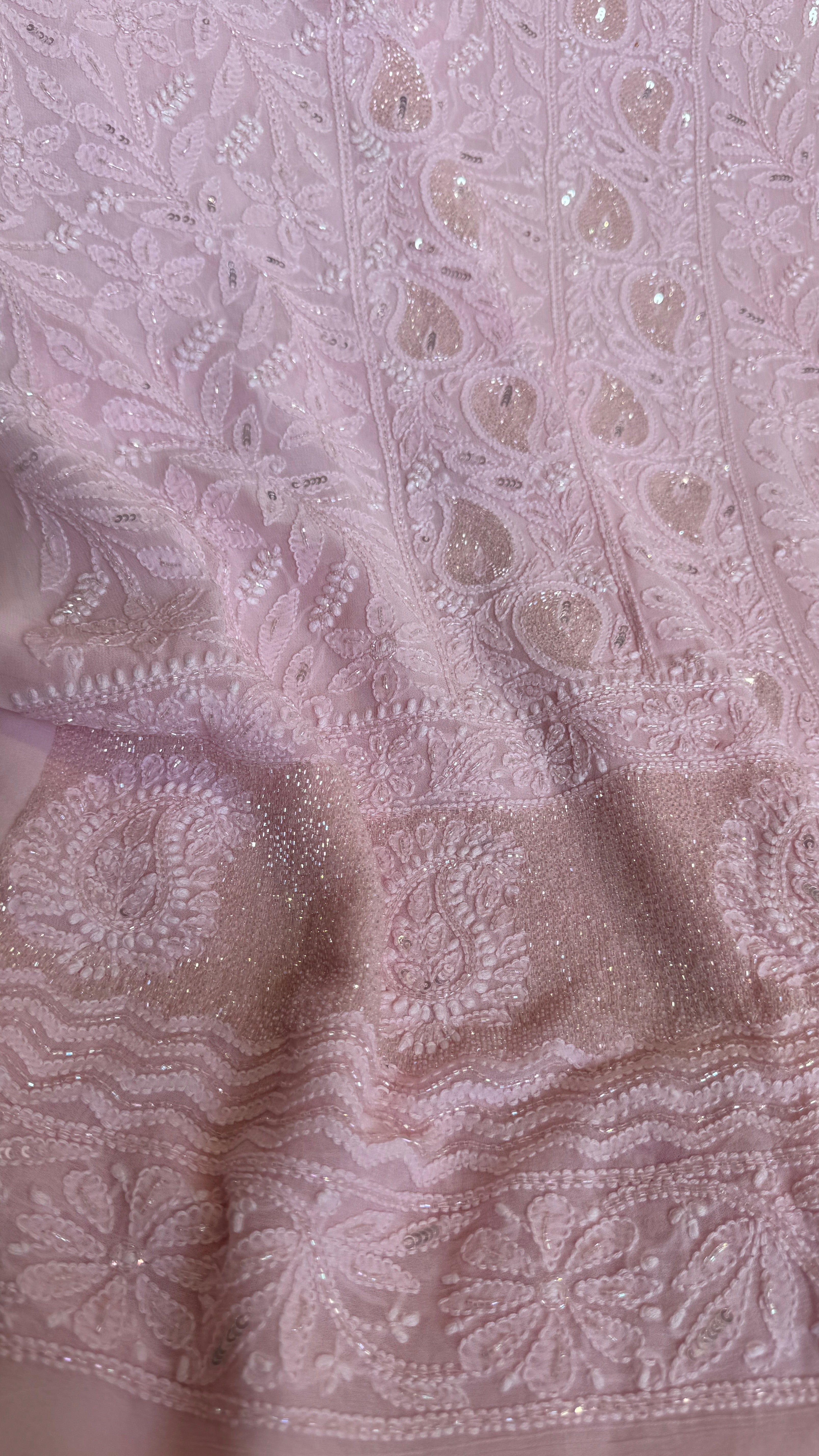 Viscose Length with Dupatta - Pink
