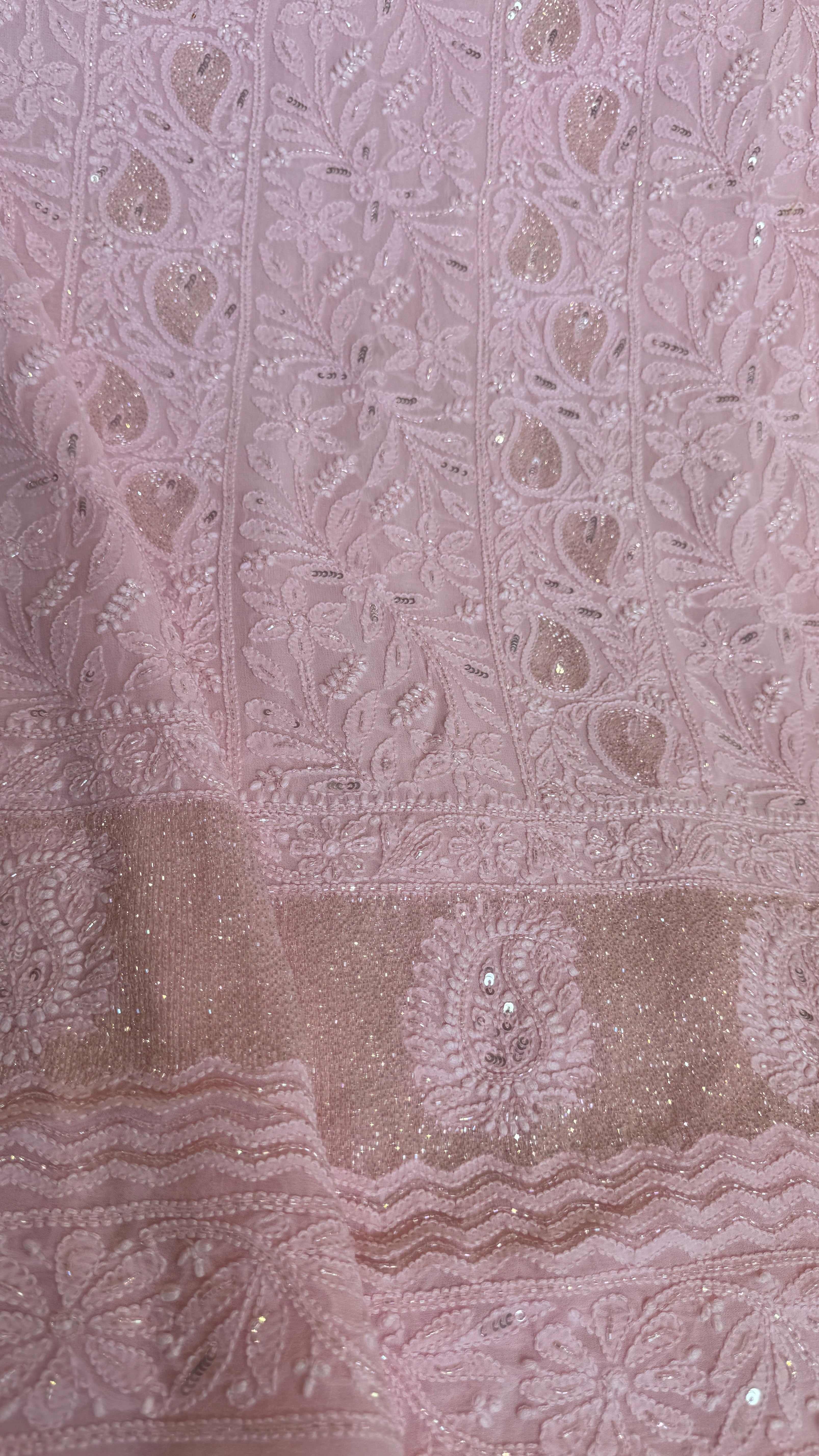 Viscose Length with Dupatta - Pink