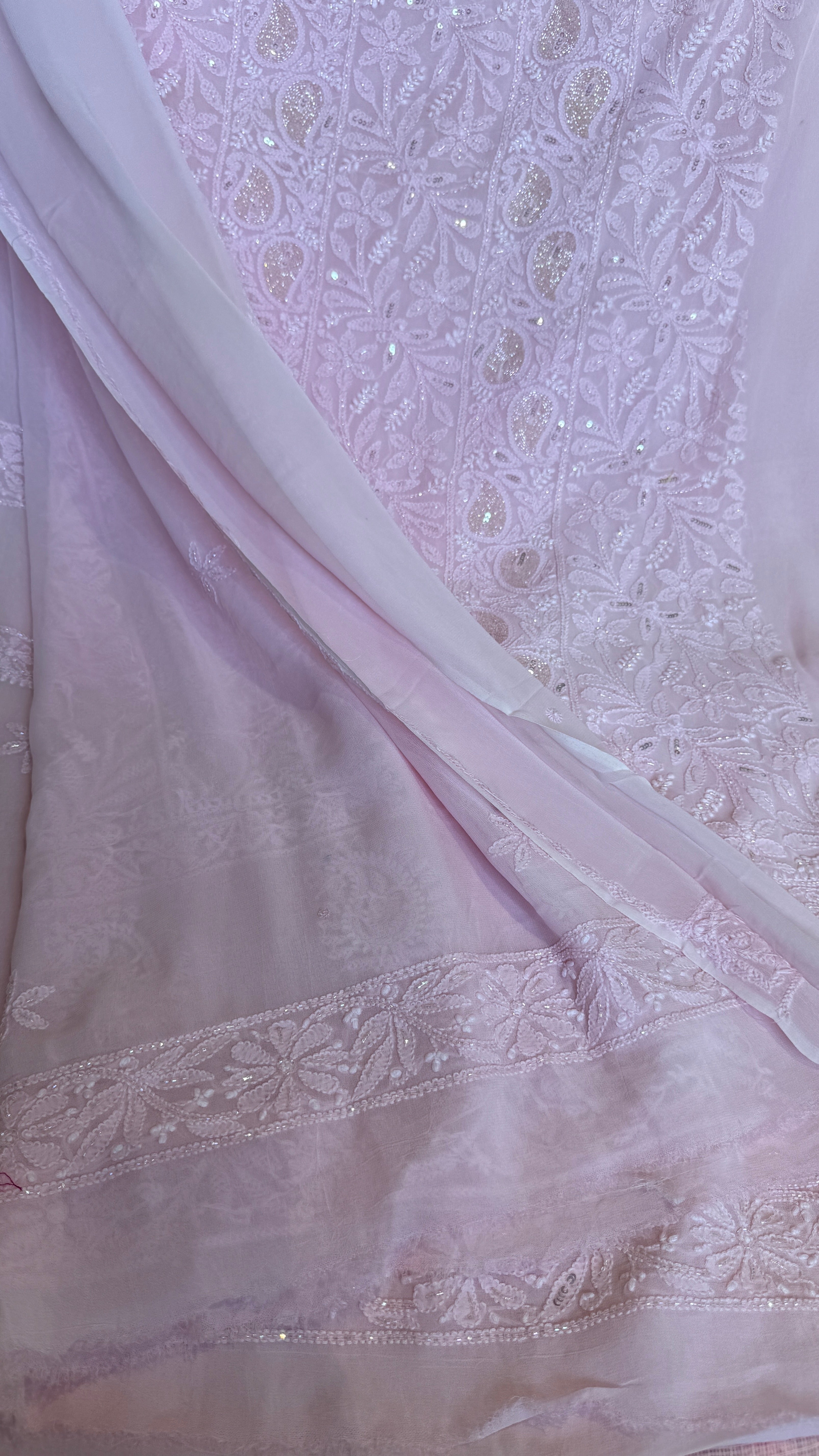 Viscose Length with Dupatta - Pink