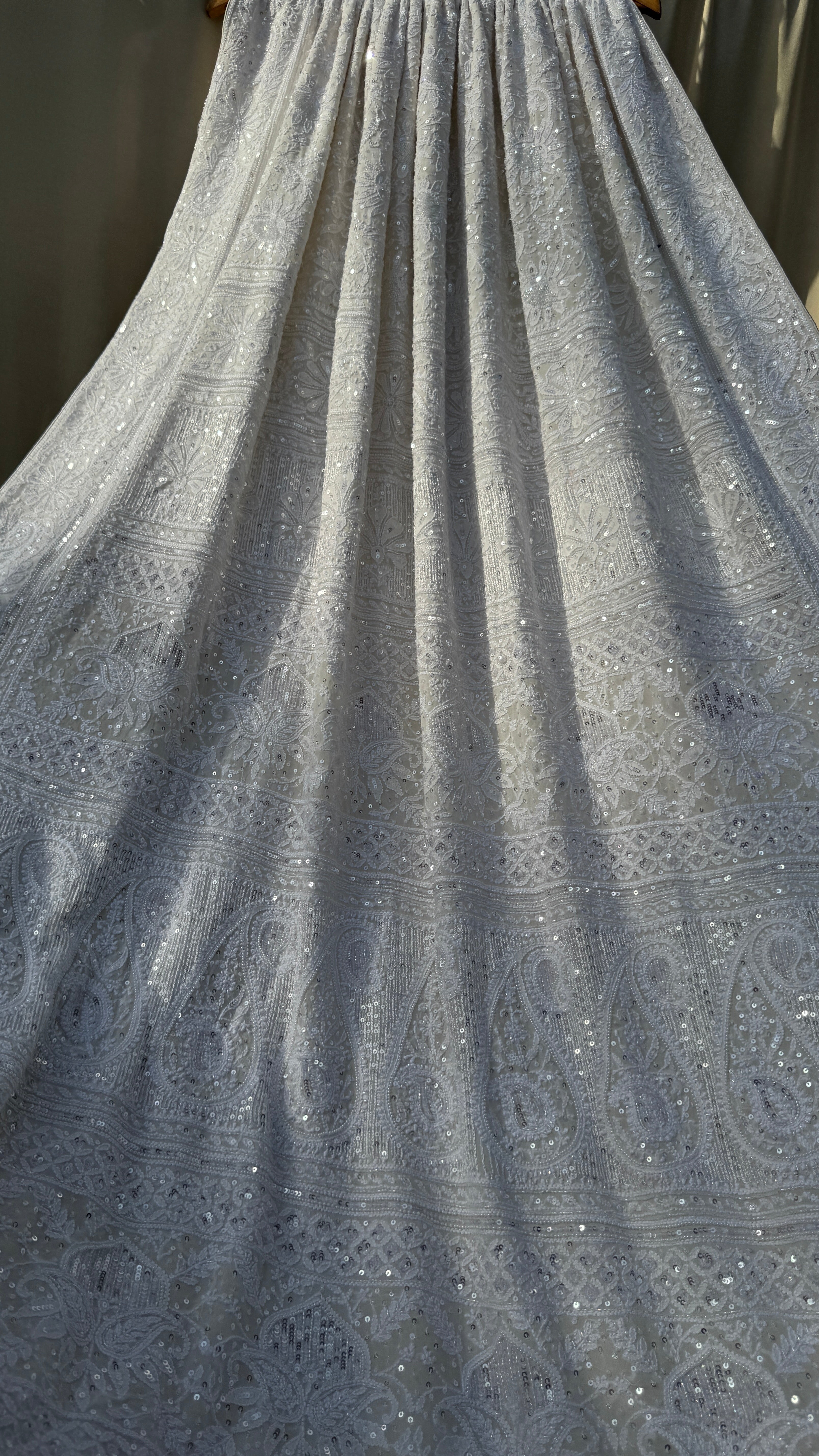 Pure Georgette Chikankari Saree
