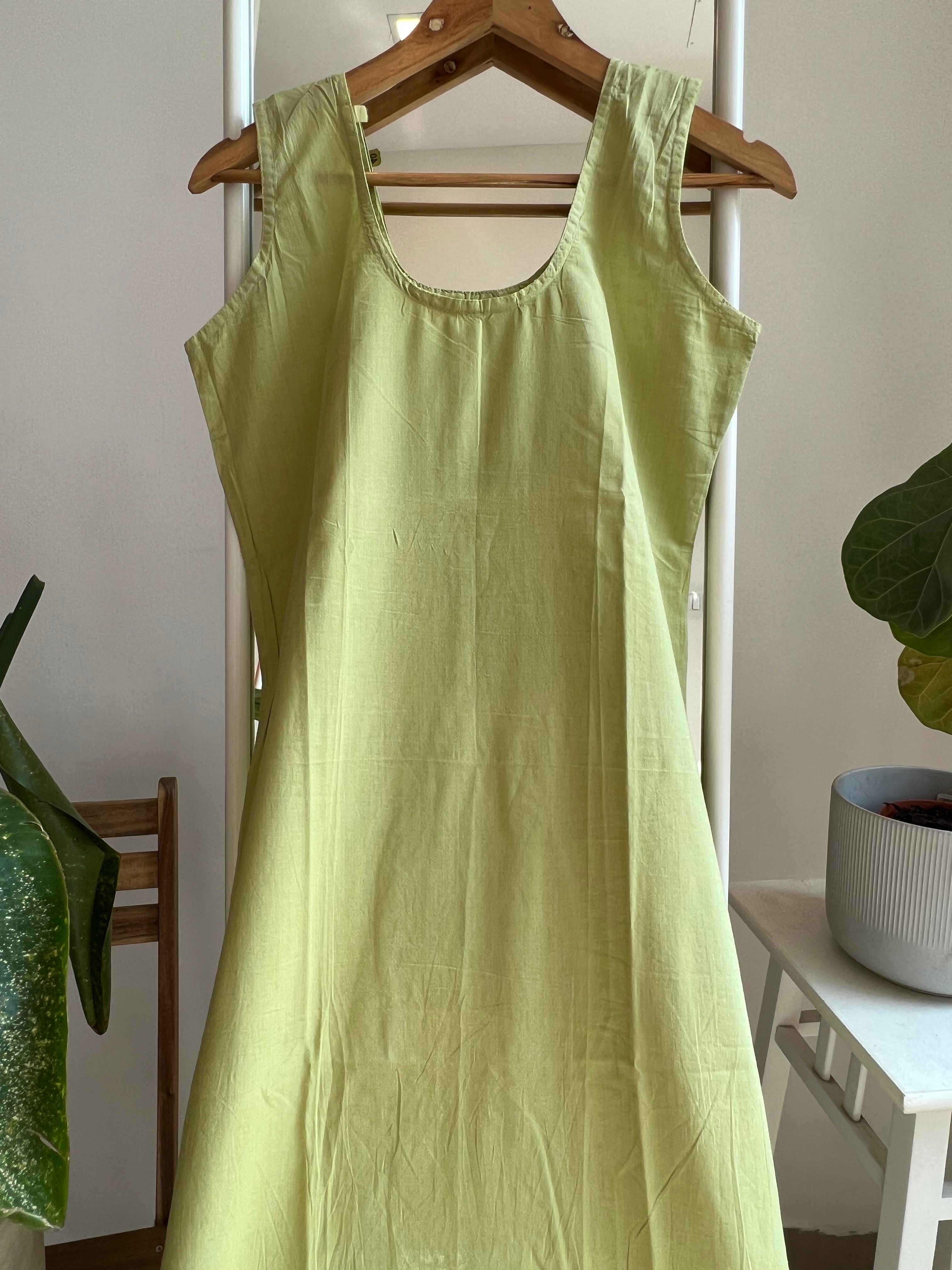 Cotton Inner - Sheen Green ARIAA CHIKANKARI