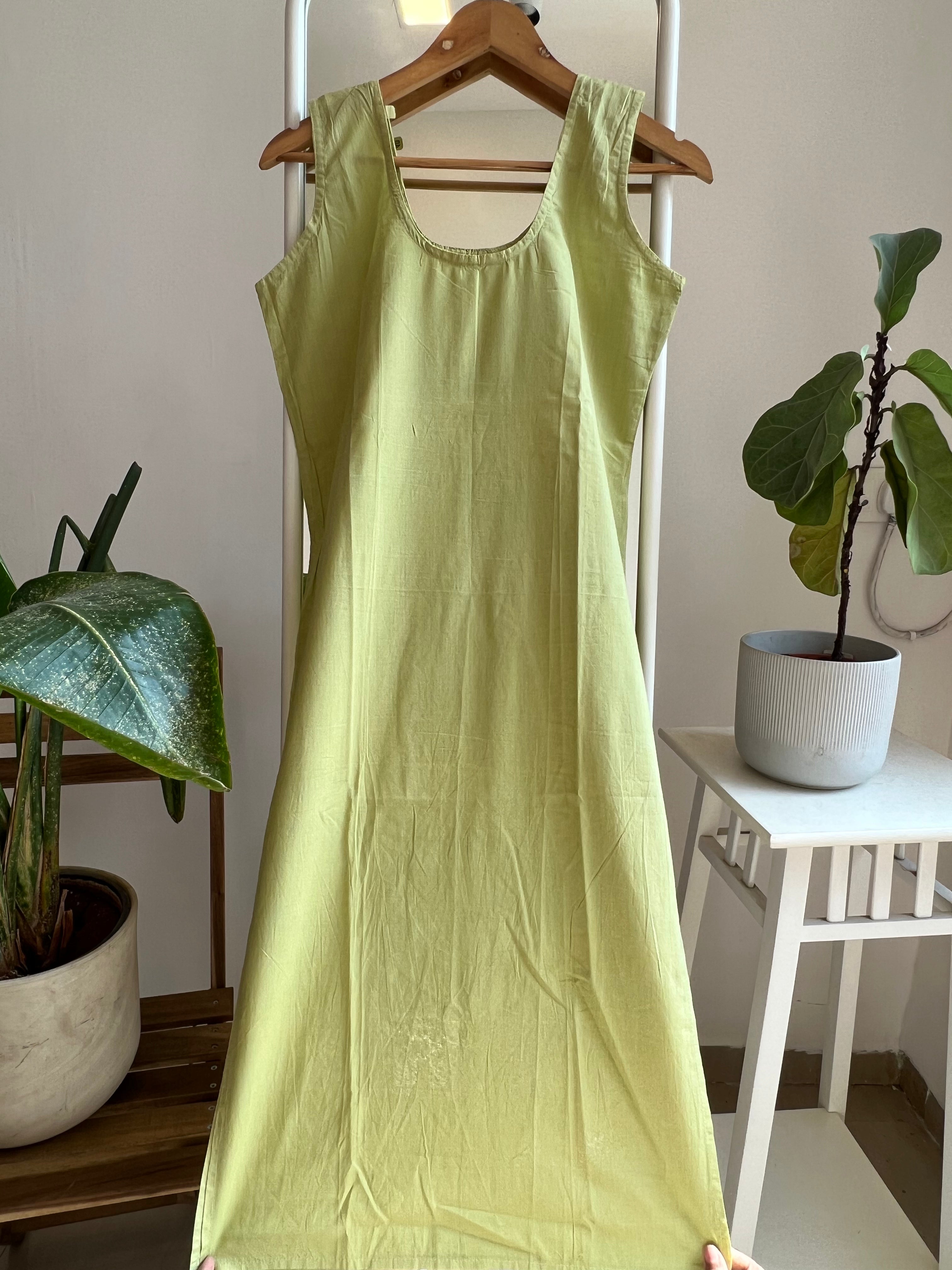 Cotton Inner - Sheen Green ARIAA CHIKANKARI