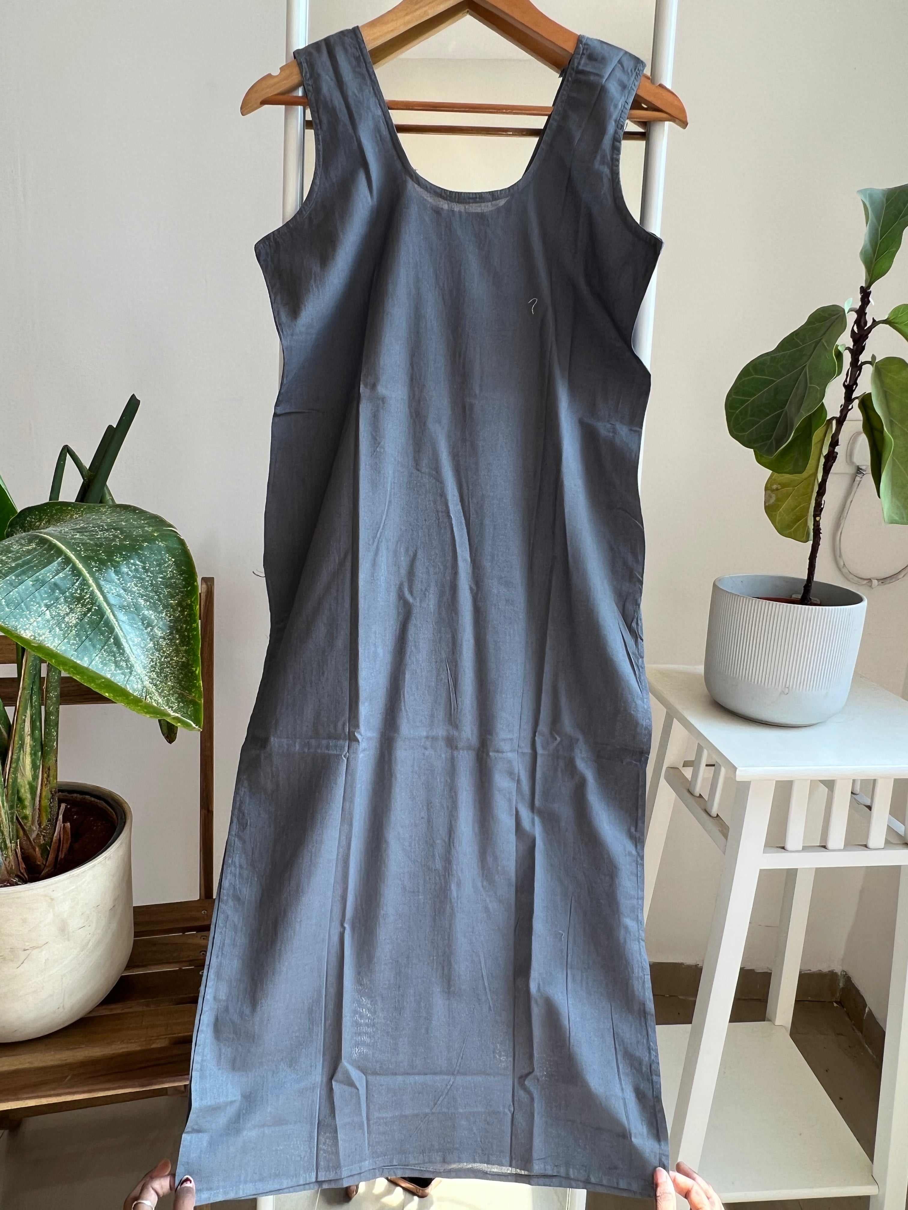 Cotton Inner - Grey ARIAA CHIKANKARI