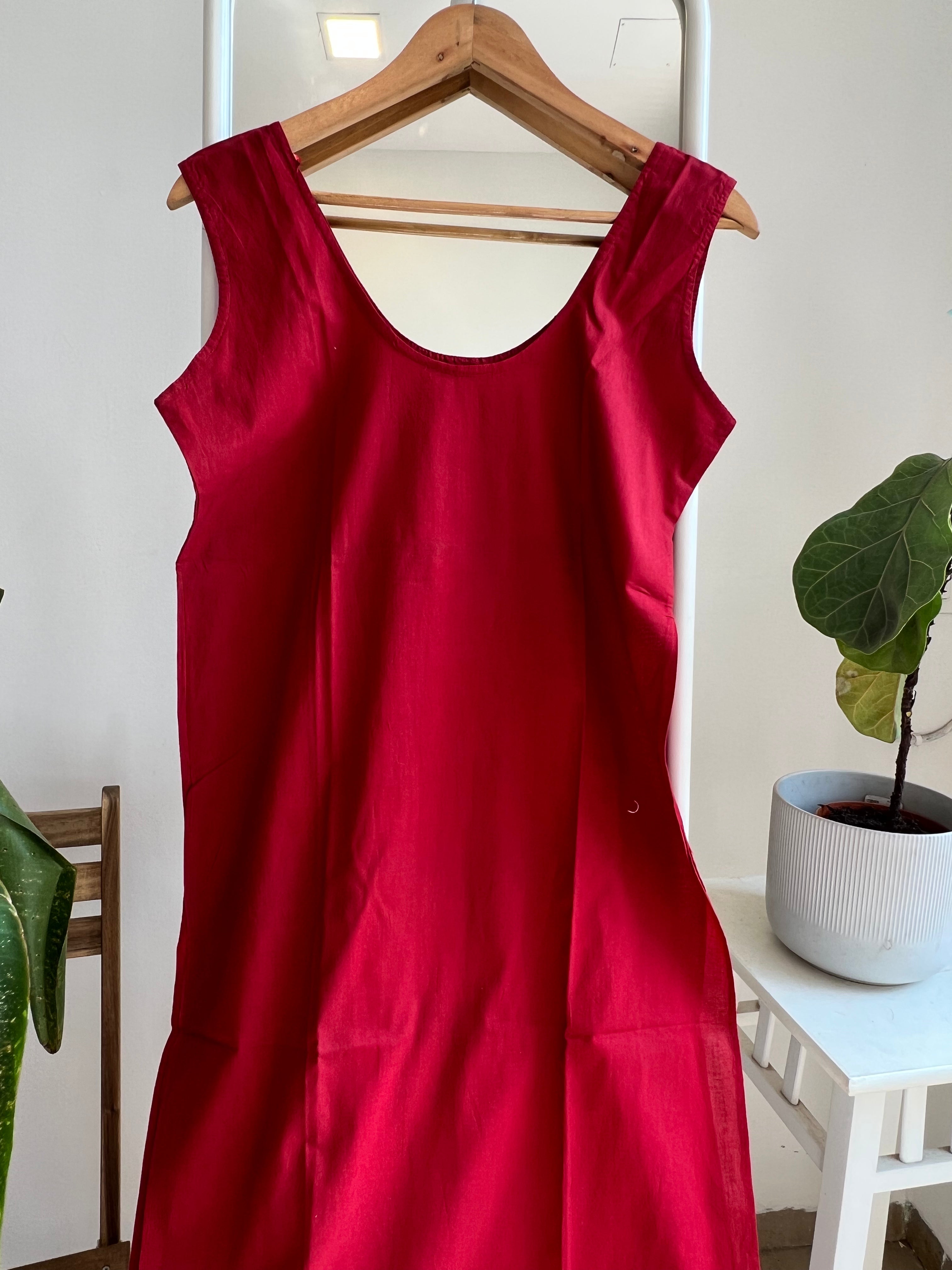 Cotton Inner - Maroon ARIAA CHIKANKARI