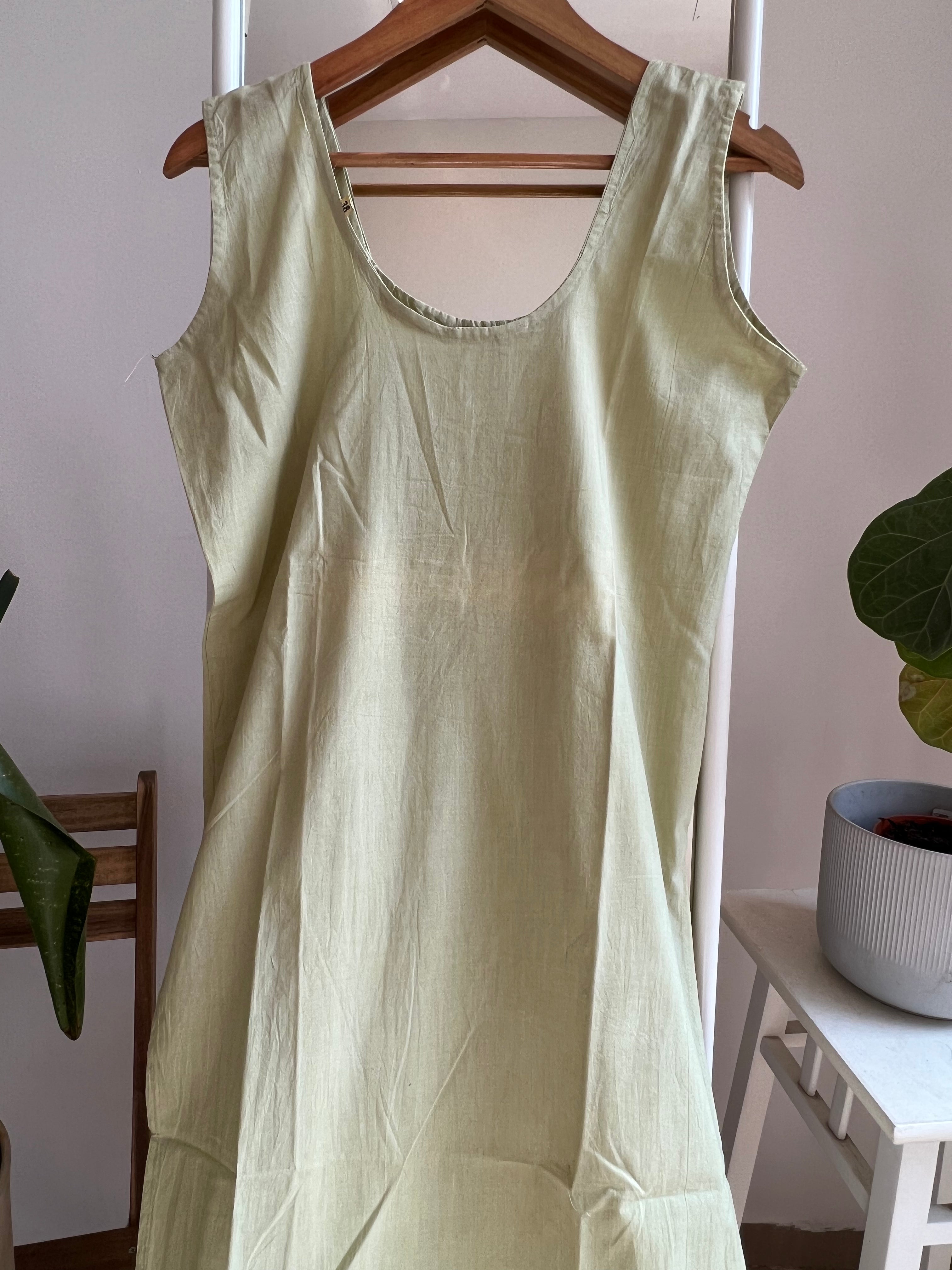 Cotton Inner - Sheen Green ARIAA CHIKANKARI