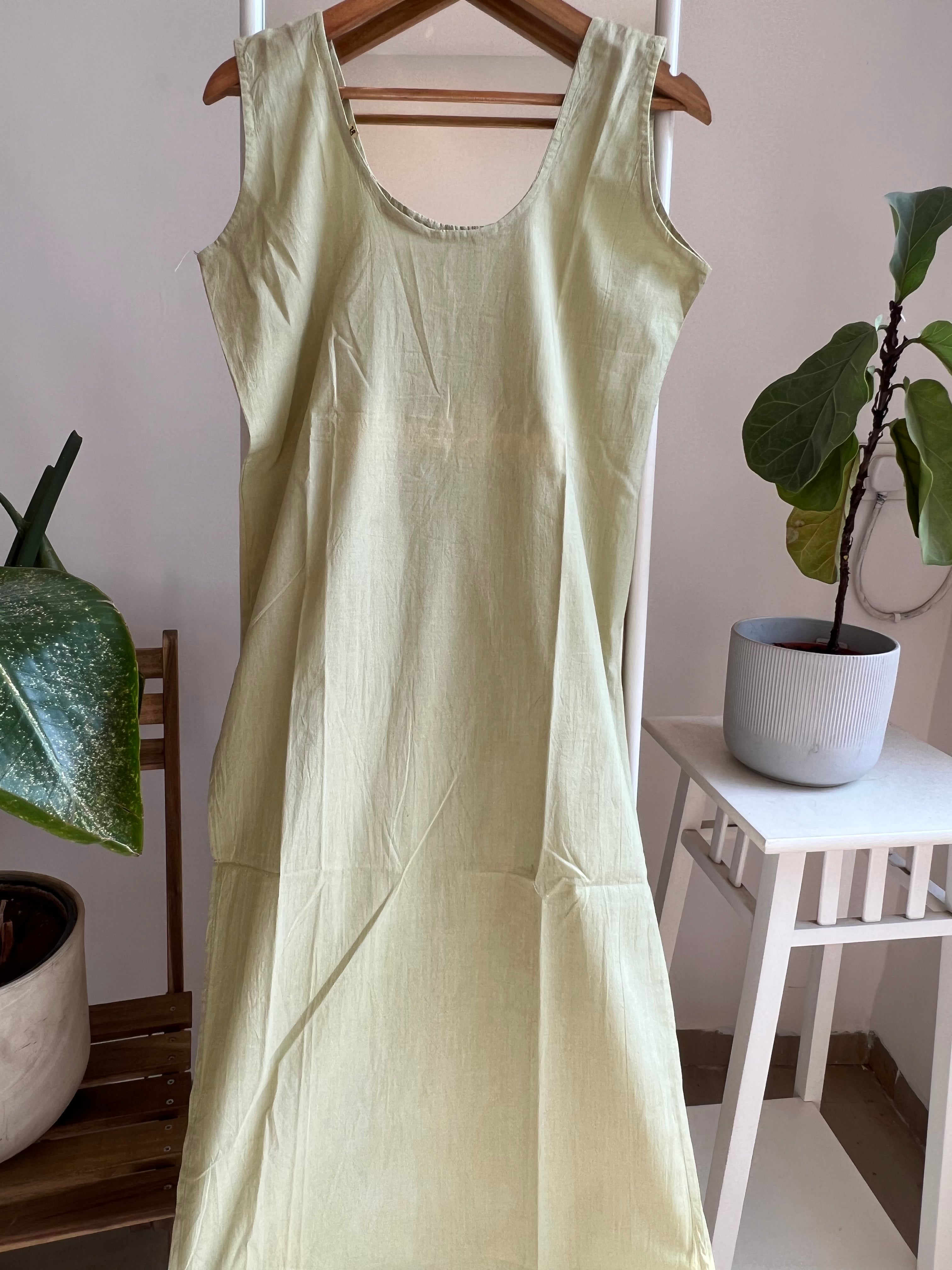 Cotton Inner - Sheen Green ARIAA CHIKANKARI