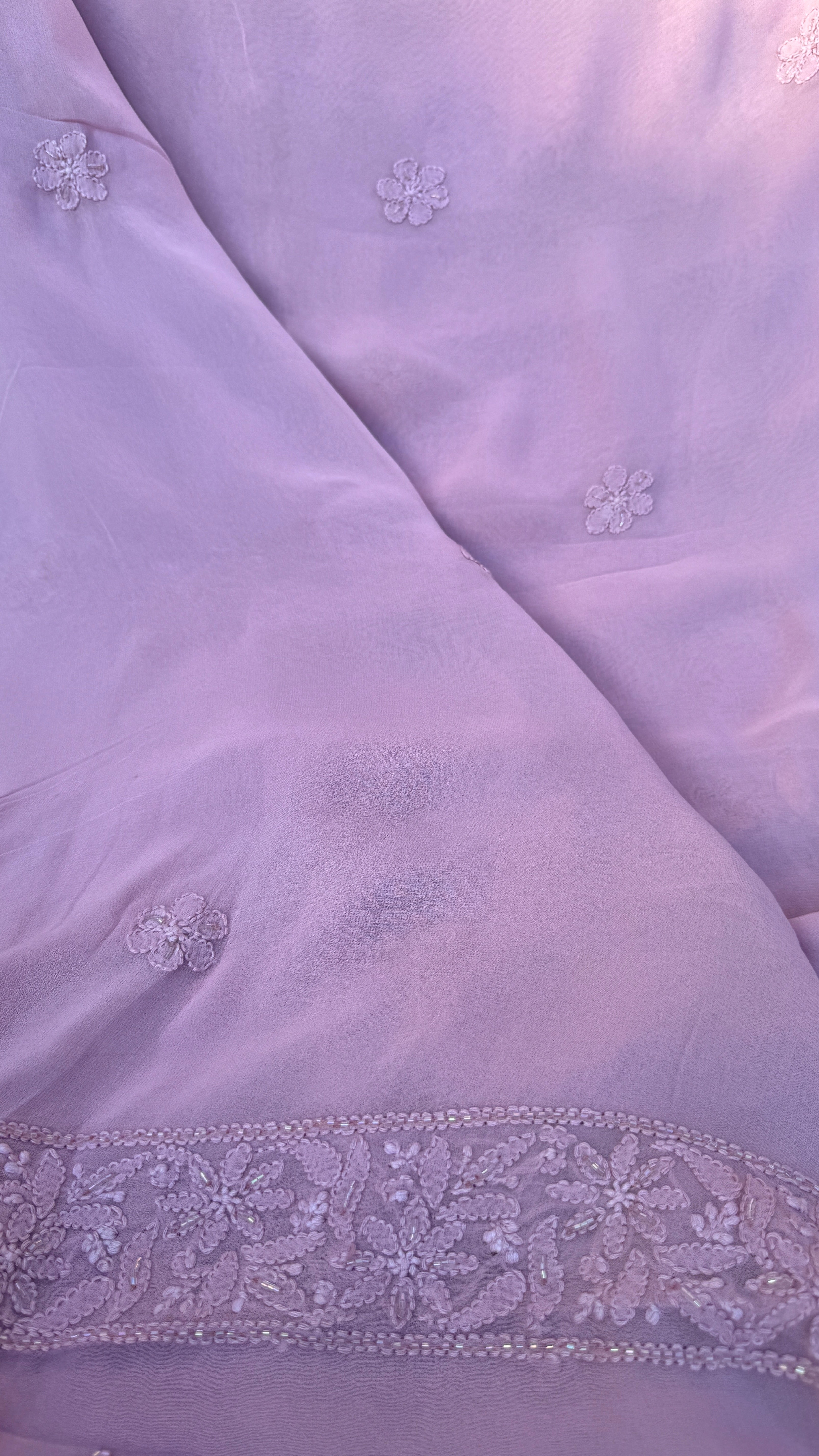 Viscose Length with Dupatta - Onion Pink