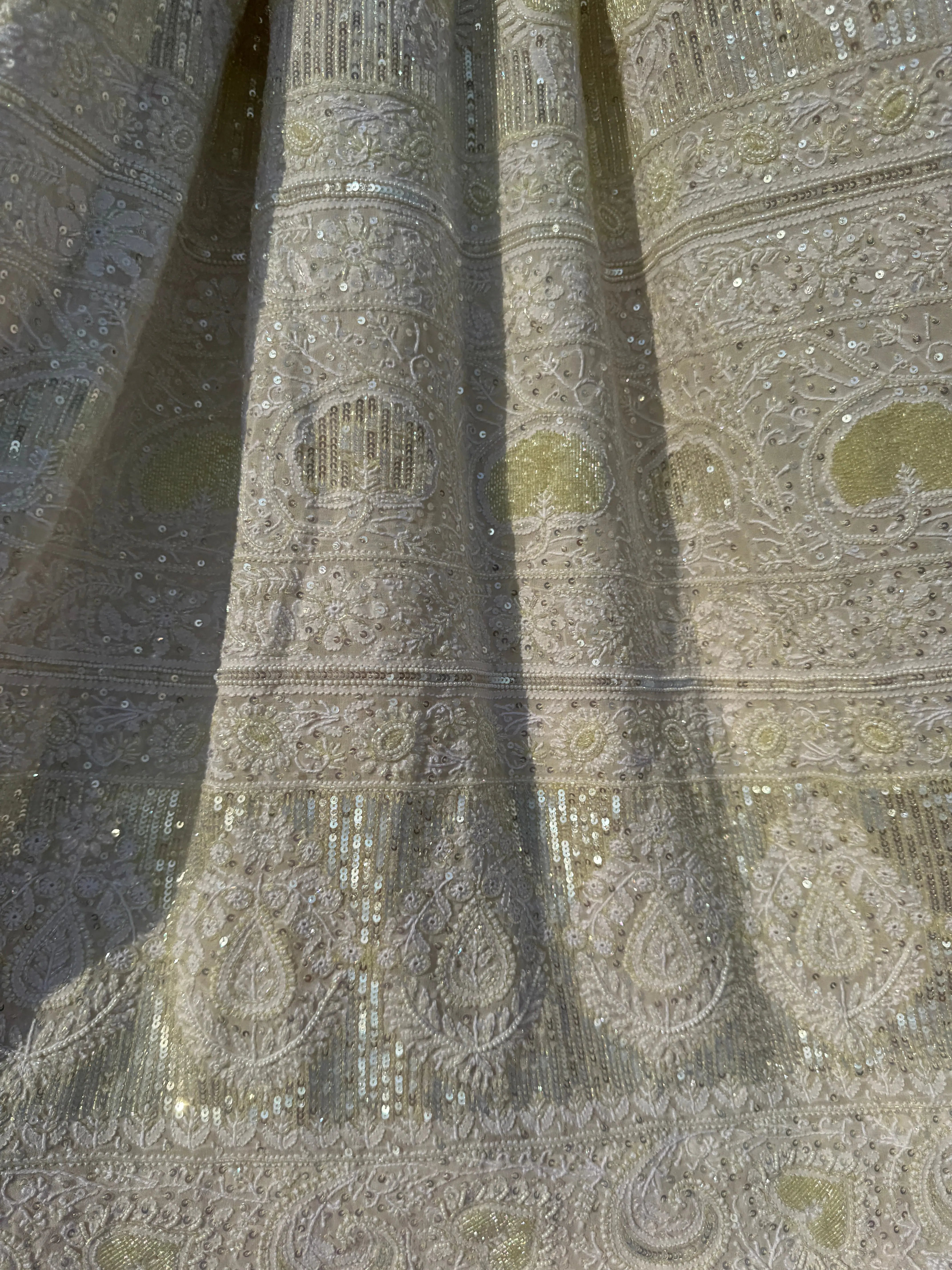 Pure Georgette Chikankari Saree ARIAA CHIKANKARI