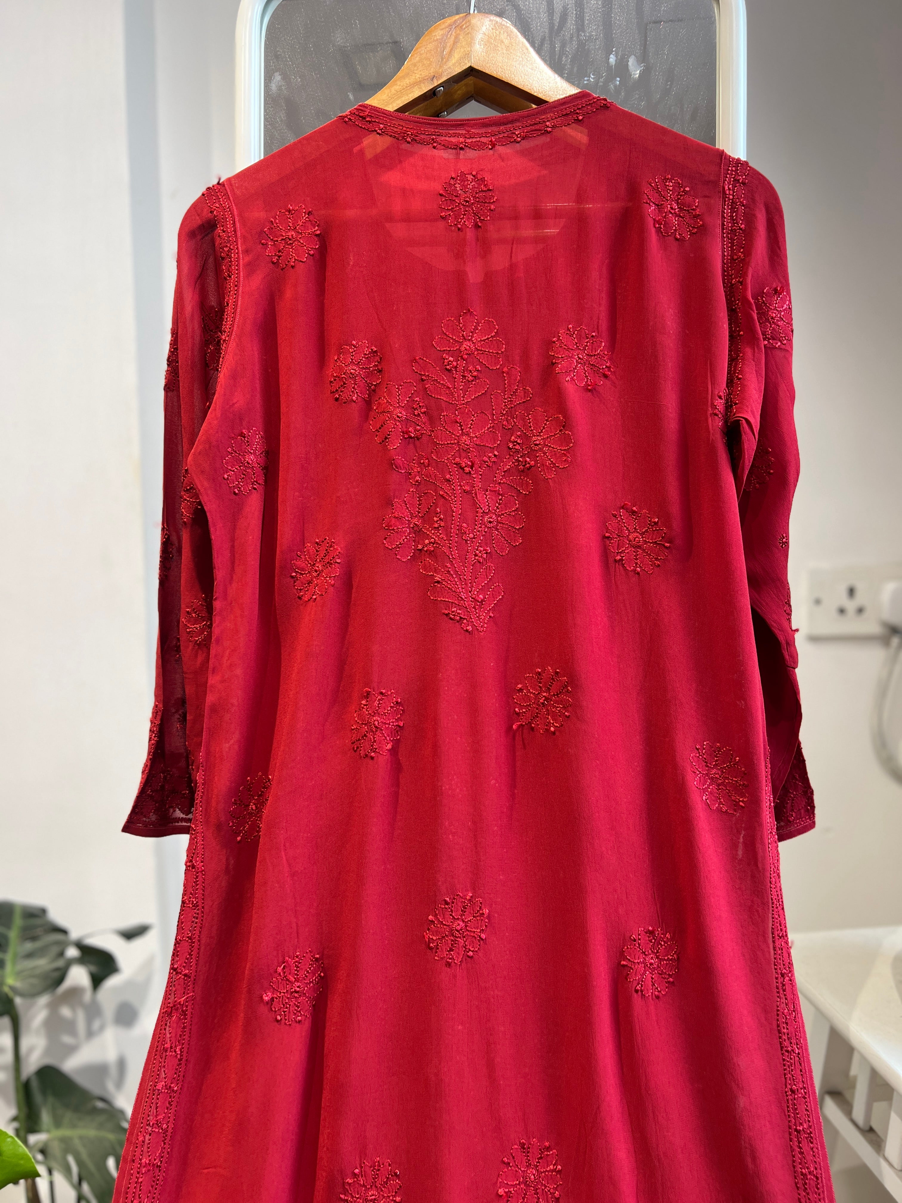 Viscose Kurti - Maroon