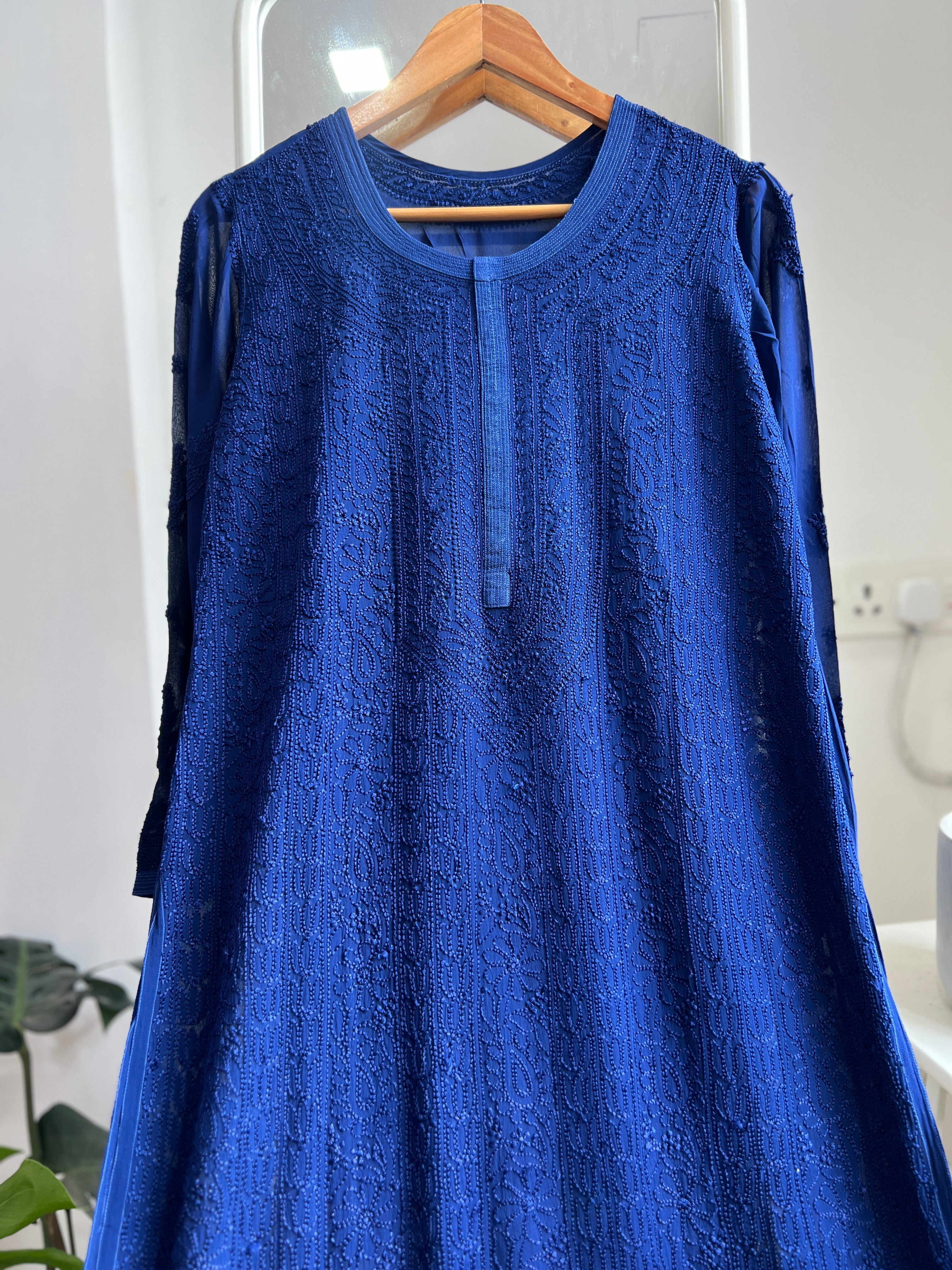 Viscose Kurti - Navy Blue