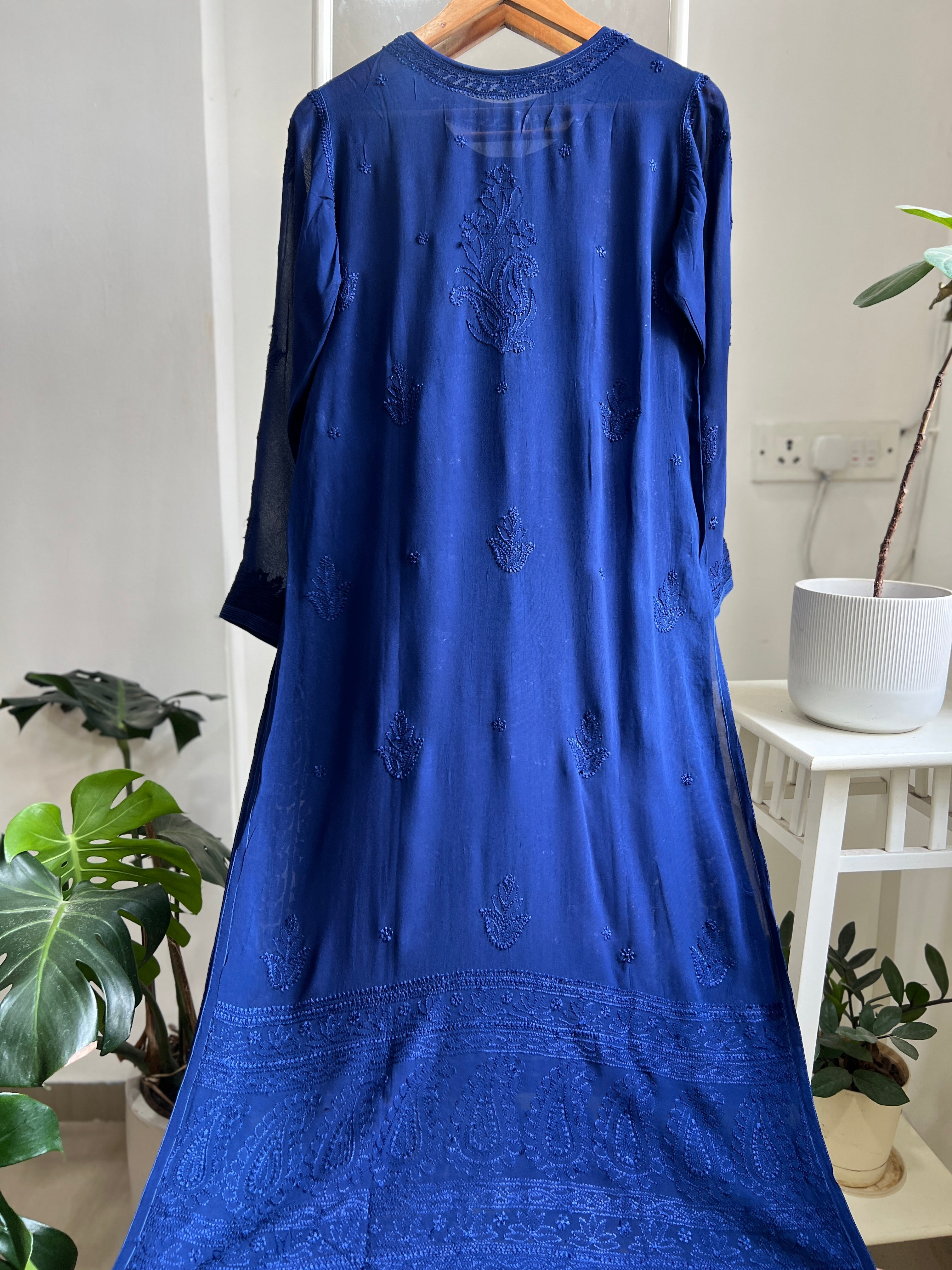 Viscose Kurti - Navy Blue