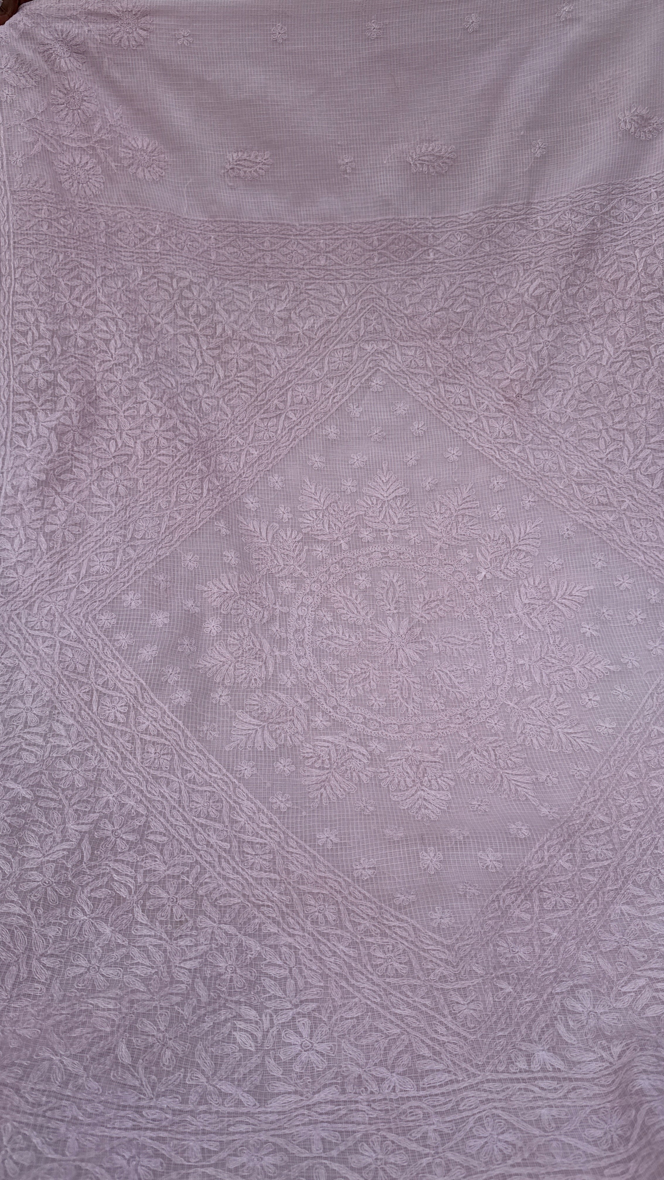 Kota Chikankari pink