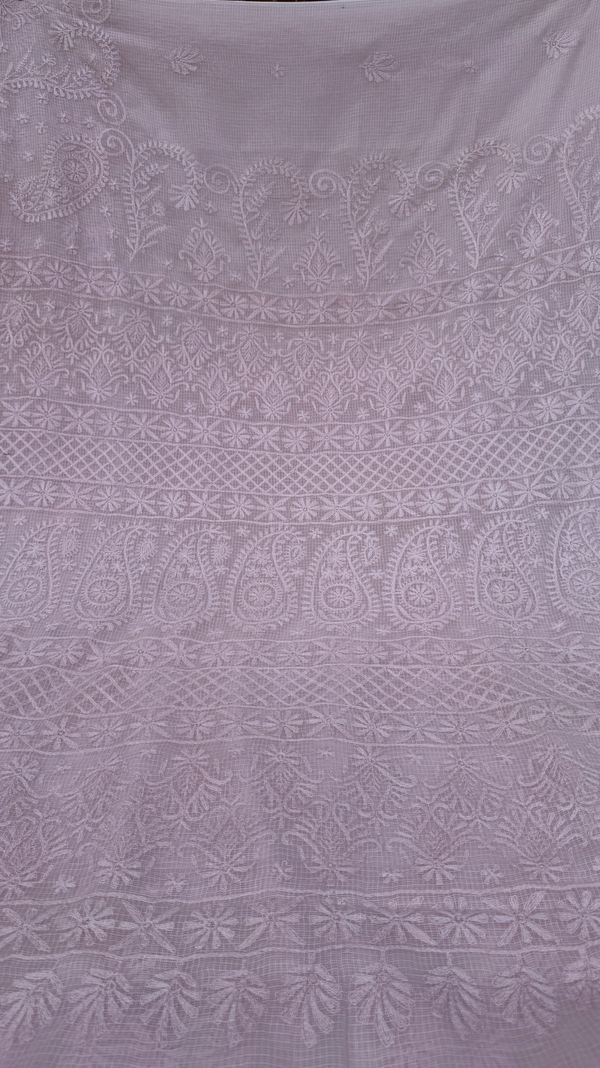 Kota Chikankari Pale Pink