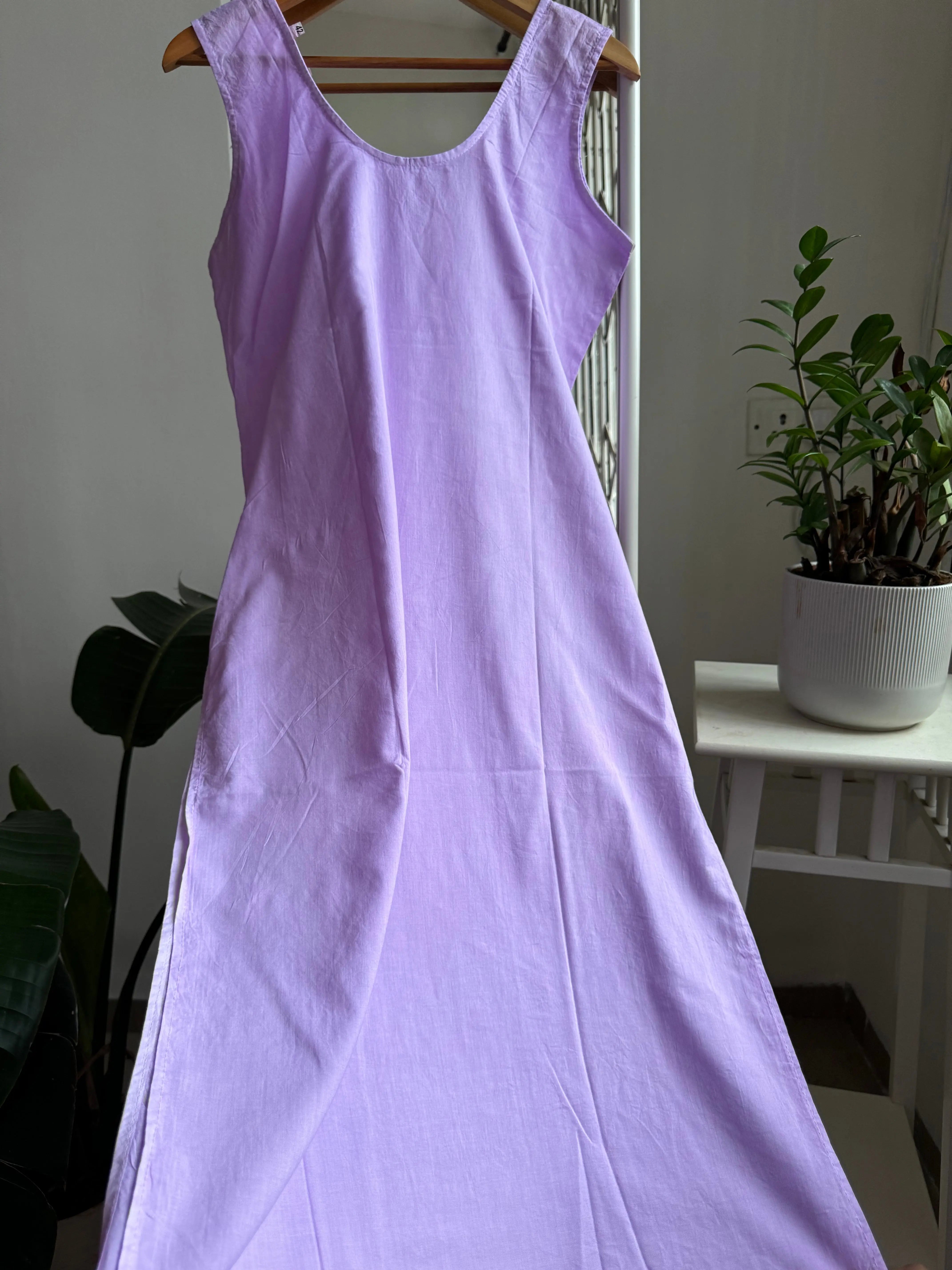 Cotton Inner - Lilac ARIAA CHIKANKARI