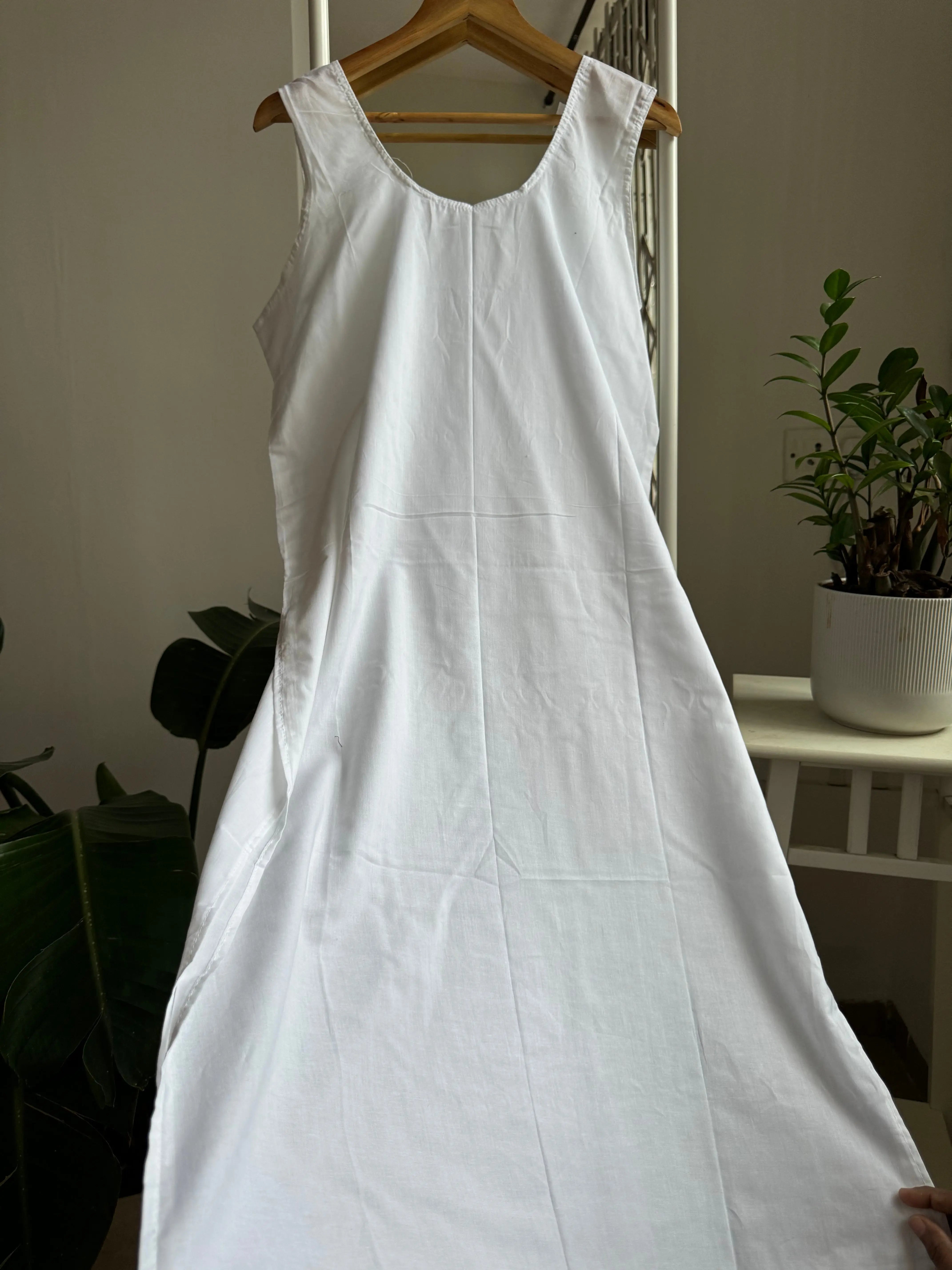 Cotton Inner - White ARIAA CHIKANKARI
