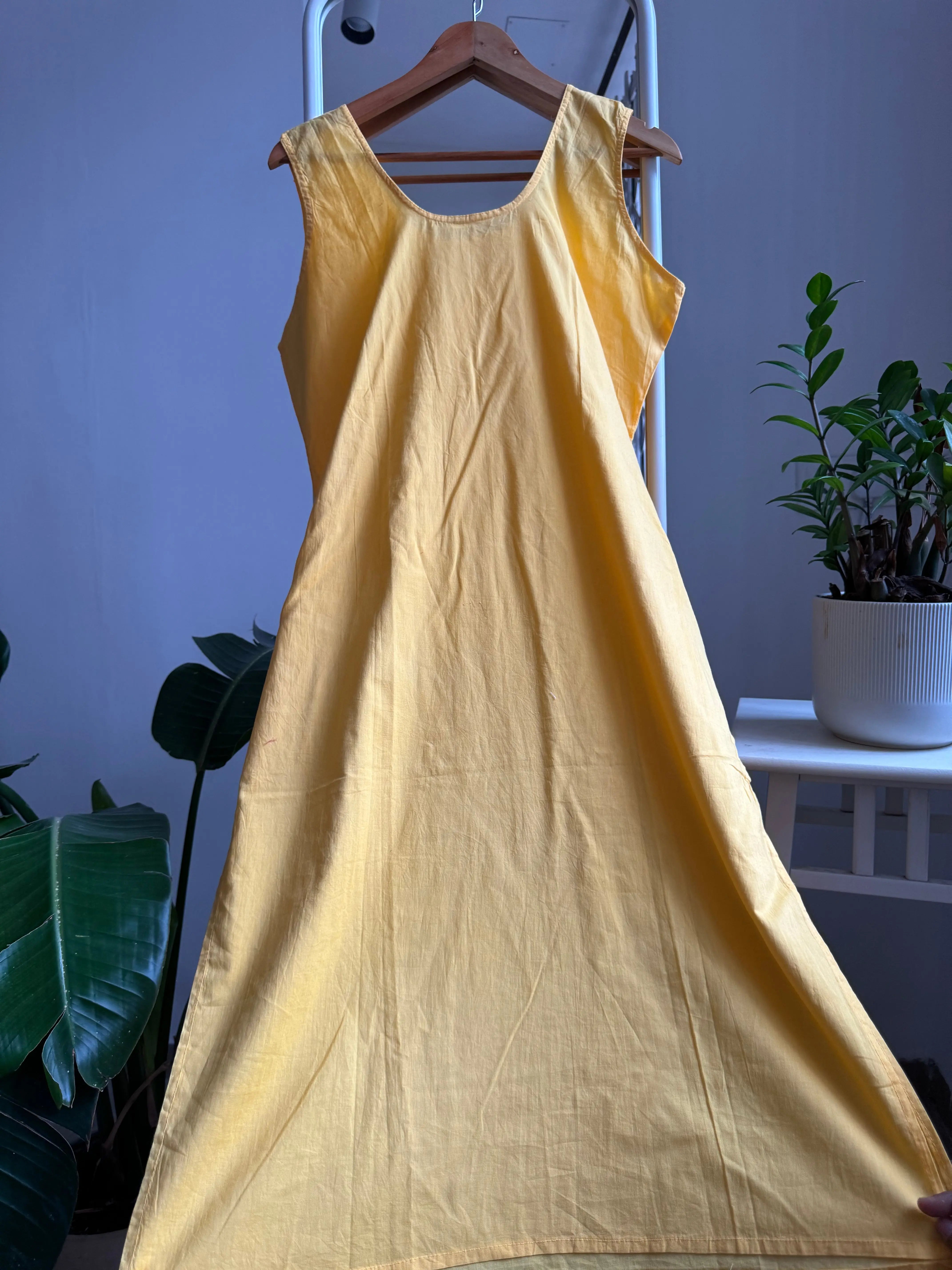 Cotton Inner - Yellow ARIAA CHIKANKARI