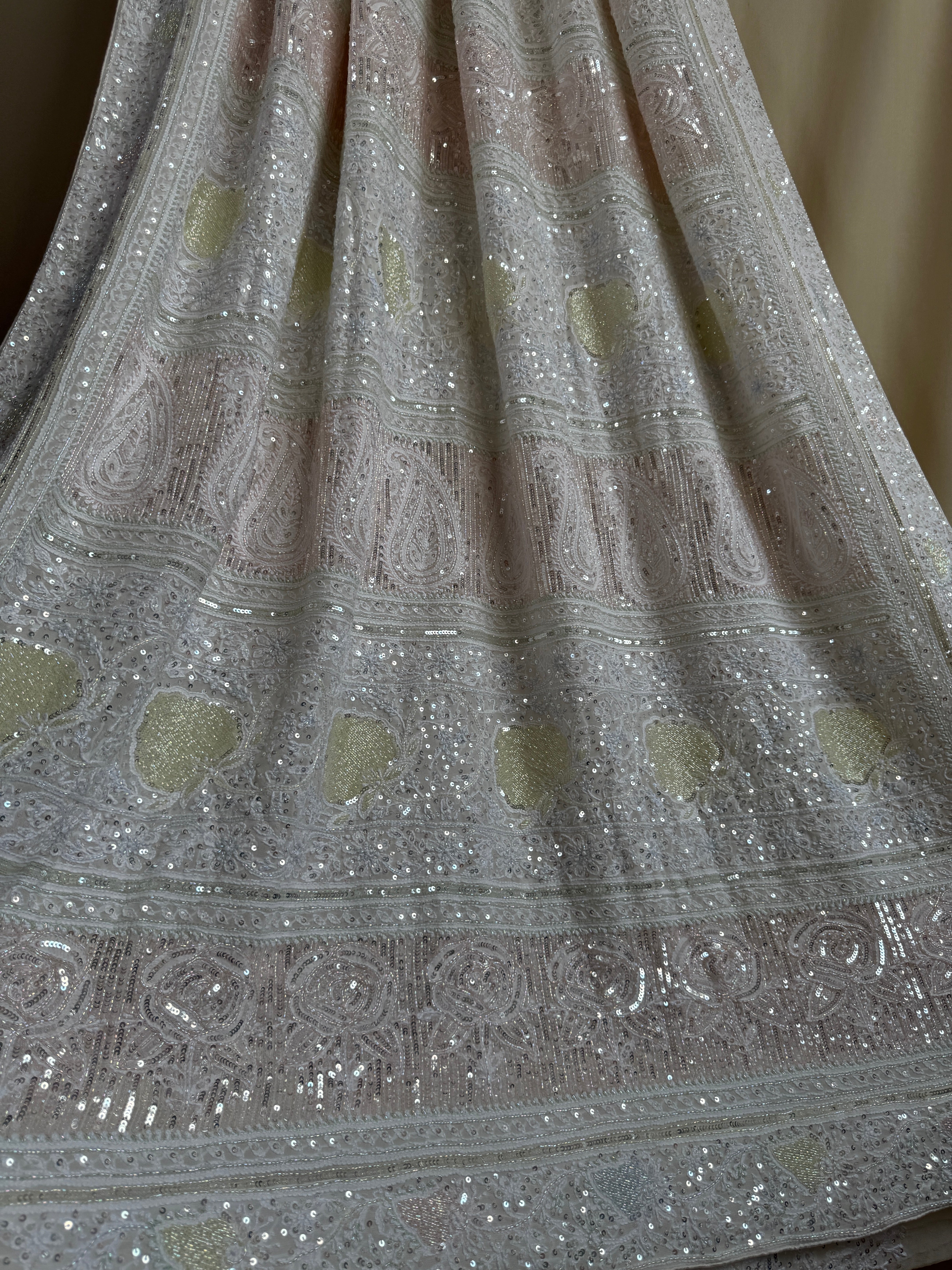 Pure Georgette Chikankari Saree ARIAA CHIKANKARI