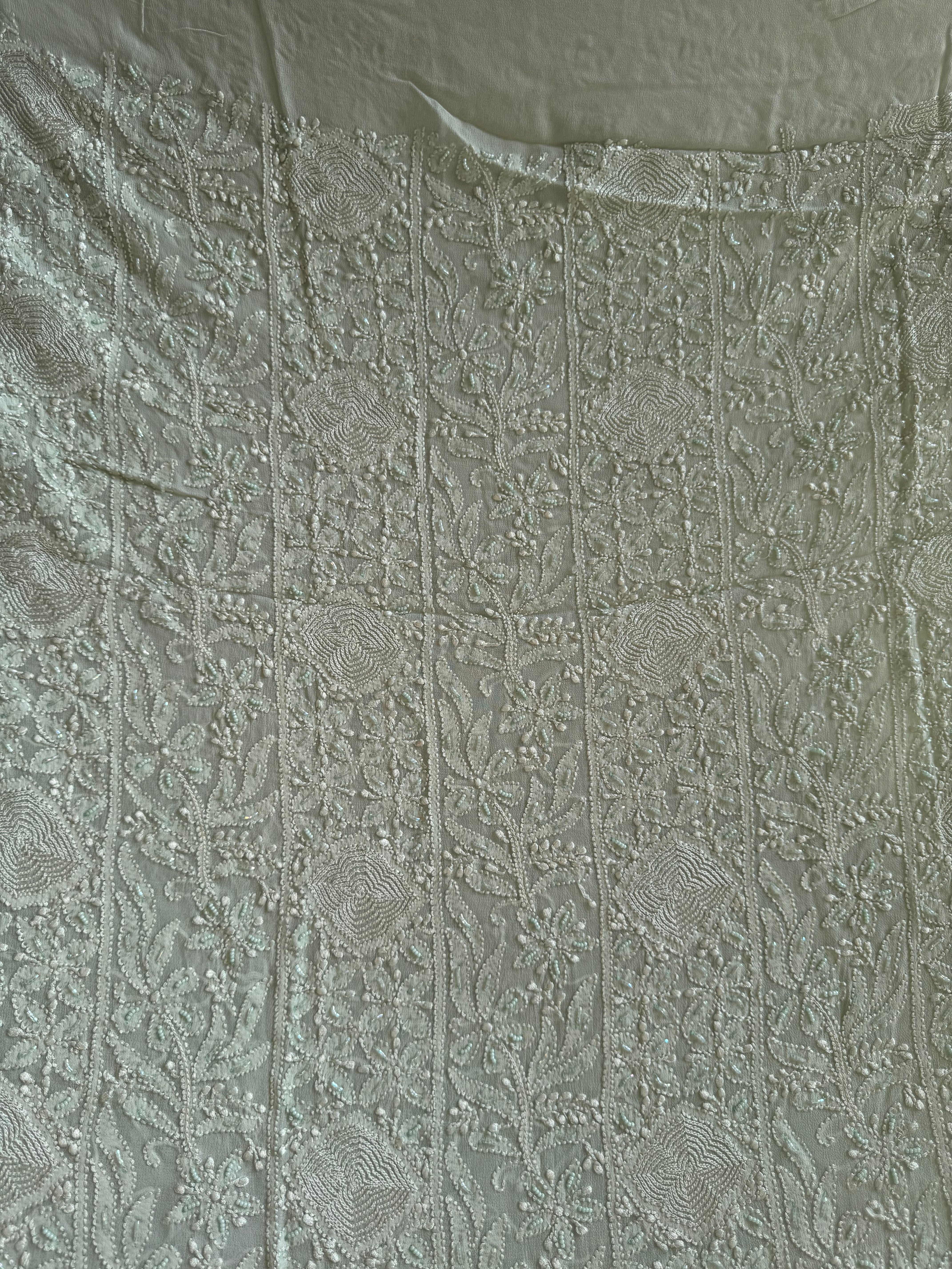 Viscose Length with Dupatta - Blue ARIAA CHIKANKARI