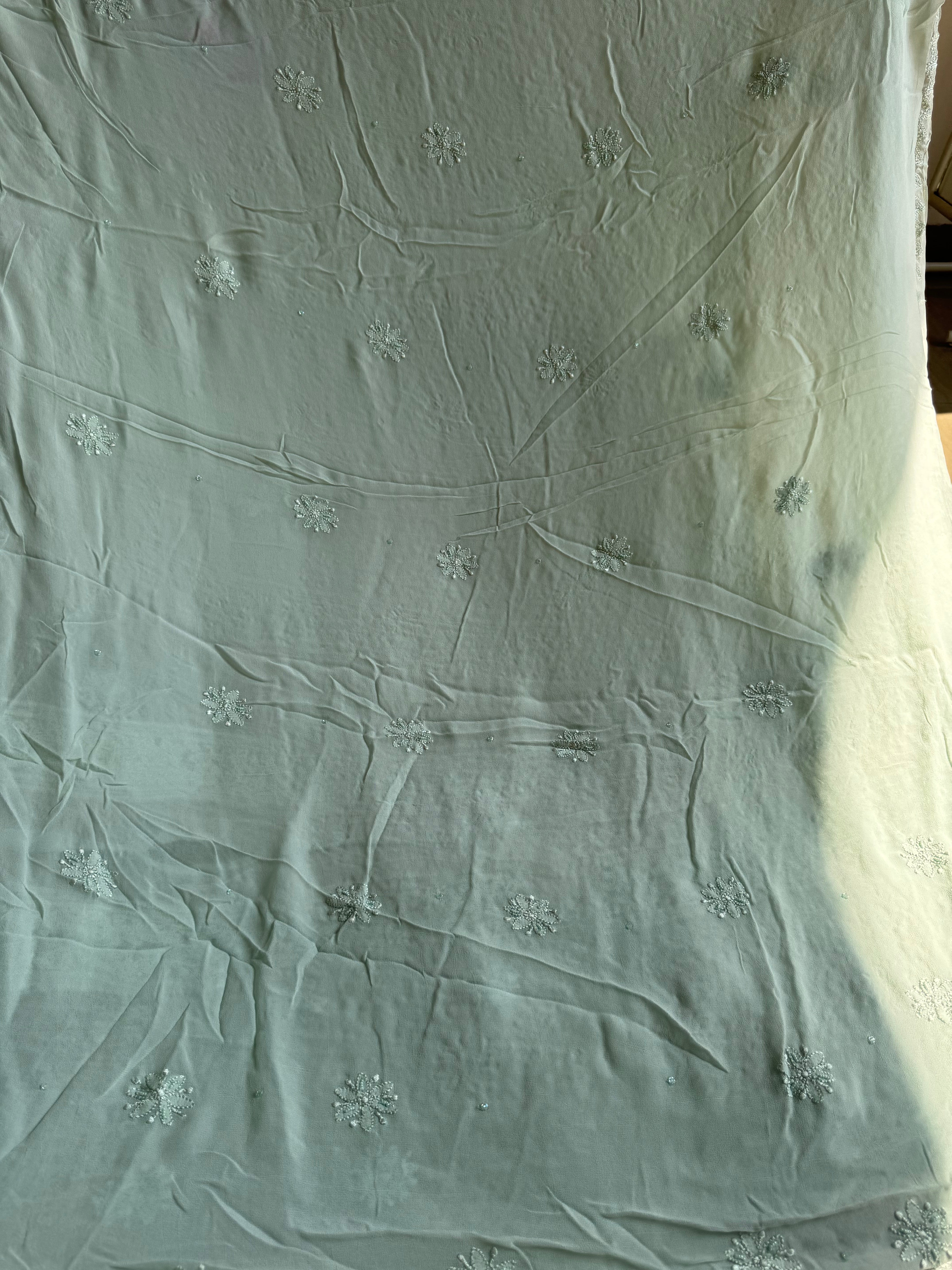 Viscose Length with Dupatta - Blue ARIAA CHIKANKARI