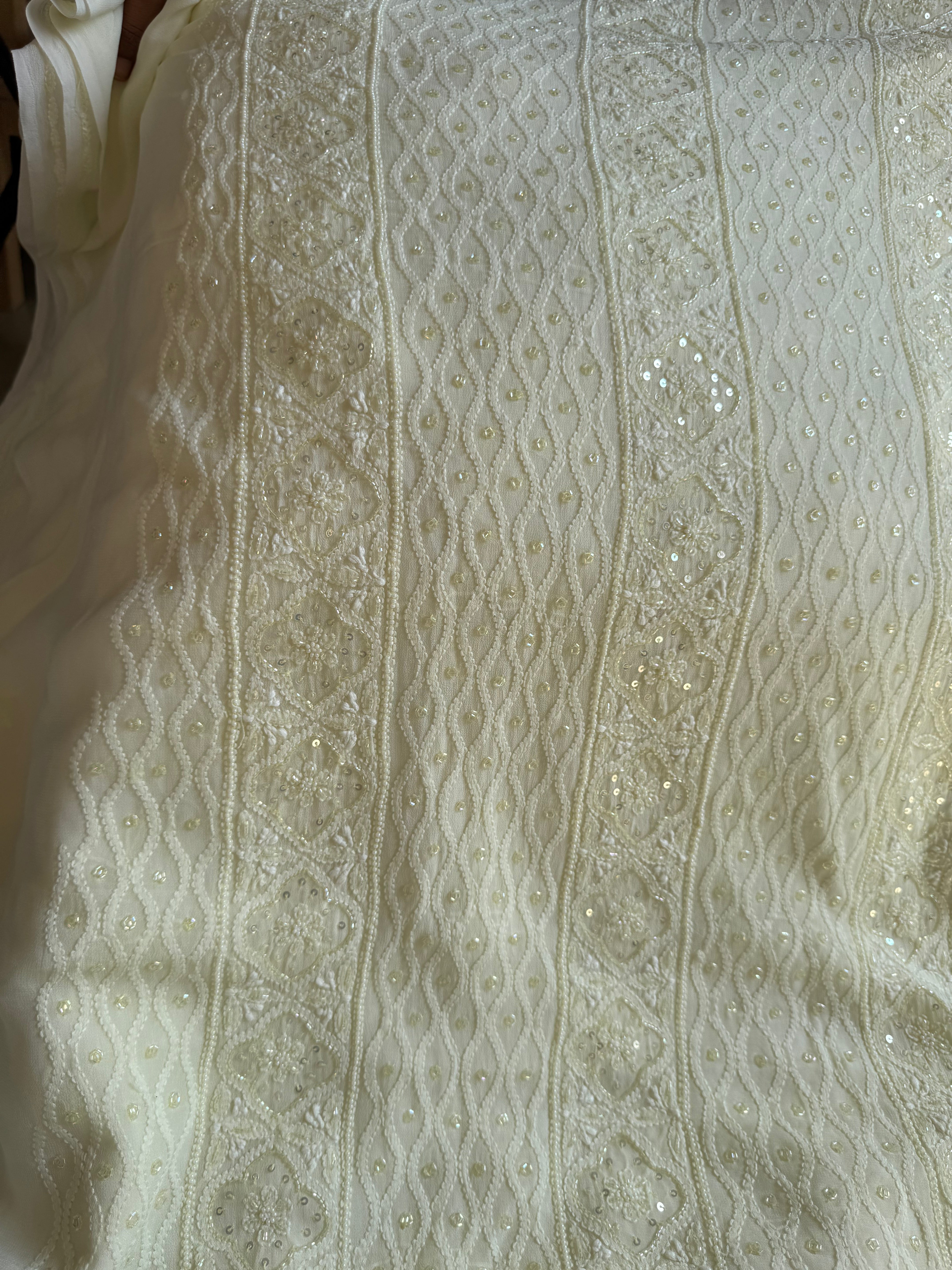 Viscose Length with Dupatta - Lemon Yellow ARIAA CHIKANKARI