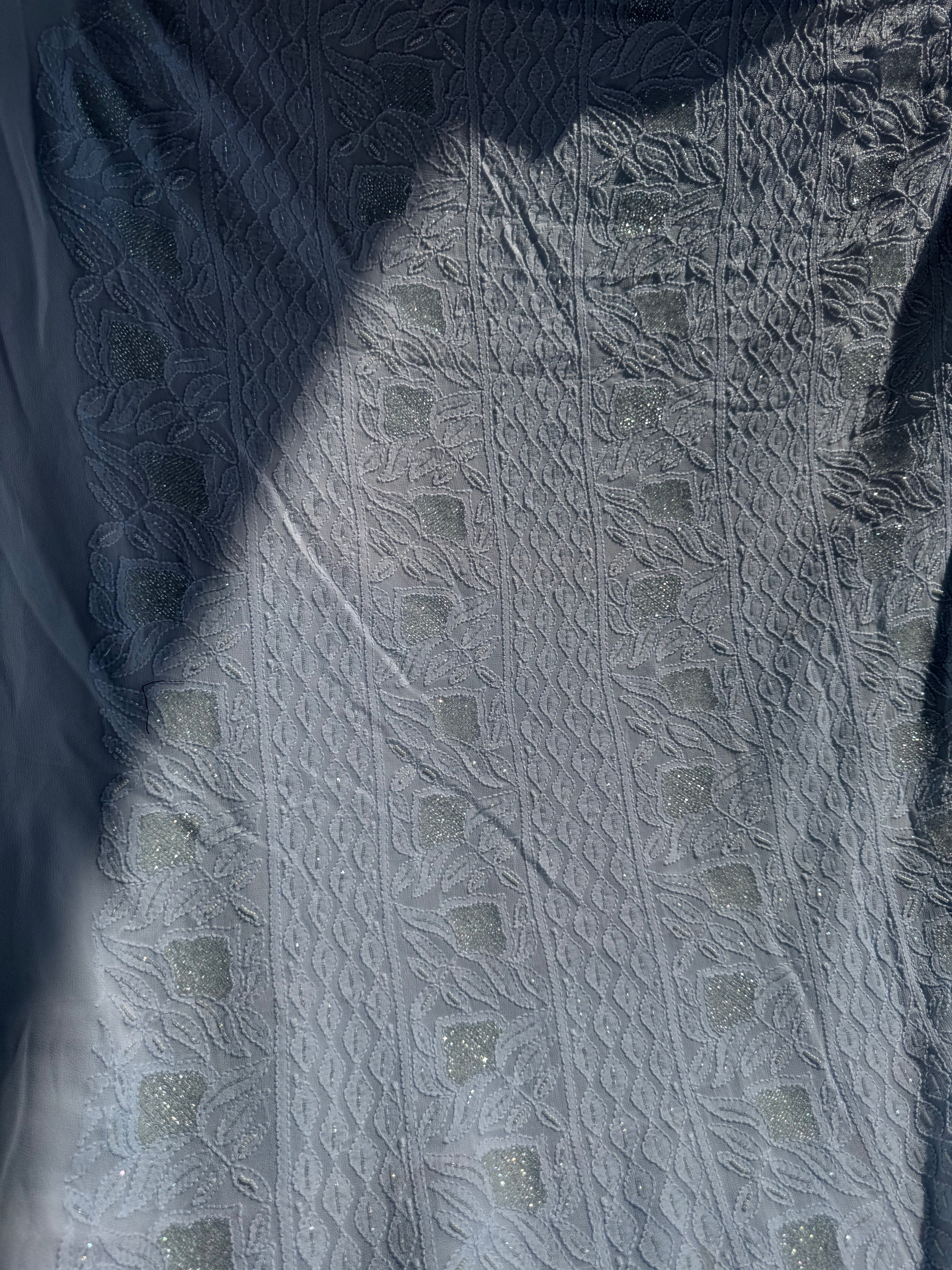 Viscose Length with Dupatta - Grey