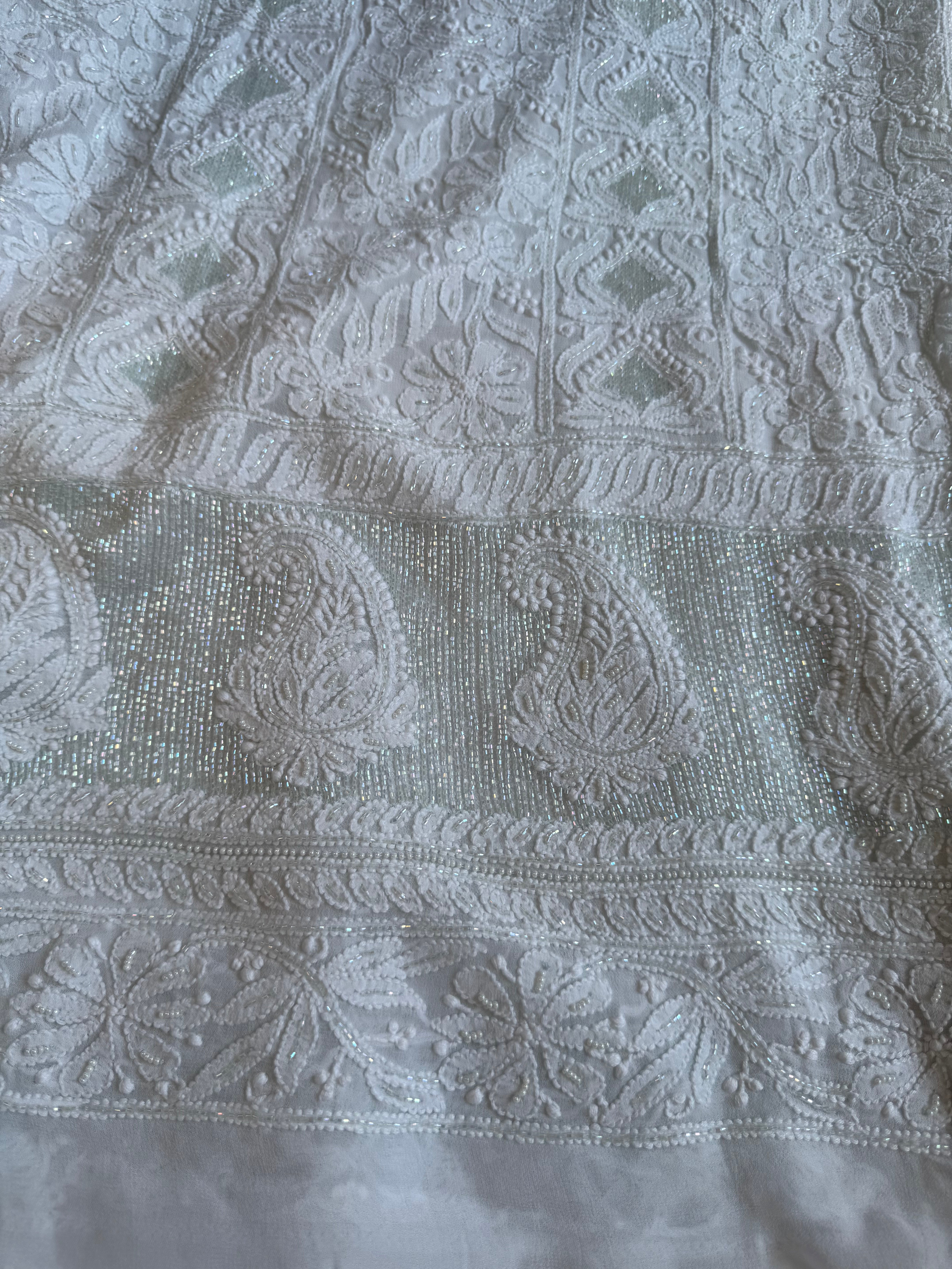 Viscose Length with Dupatta - Blue ARIAA CHIKANKARI