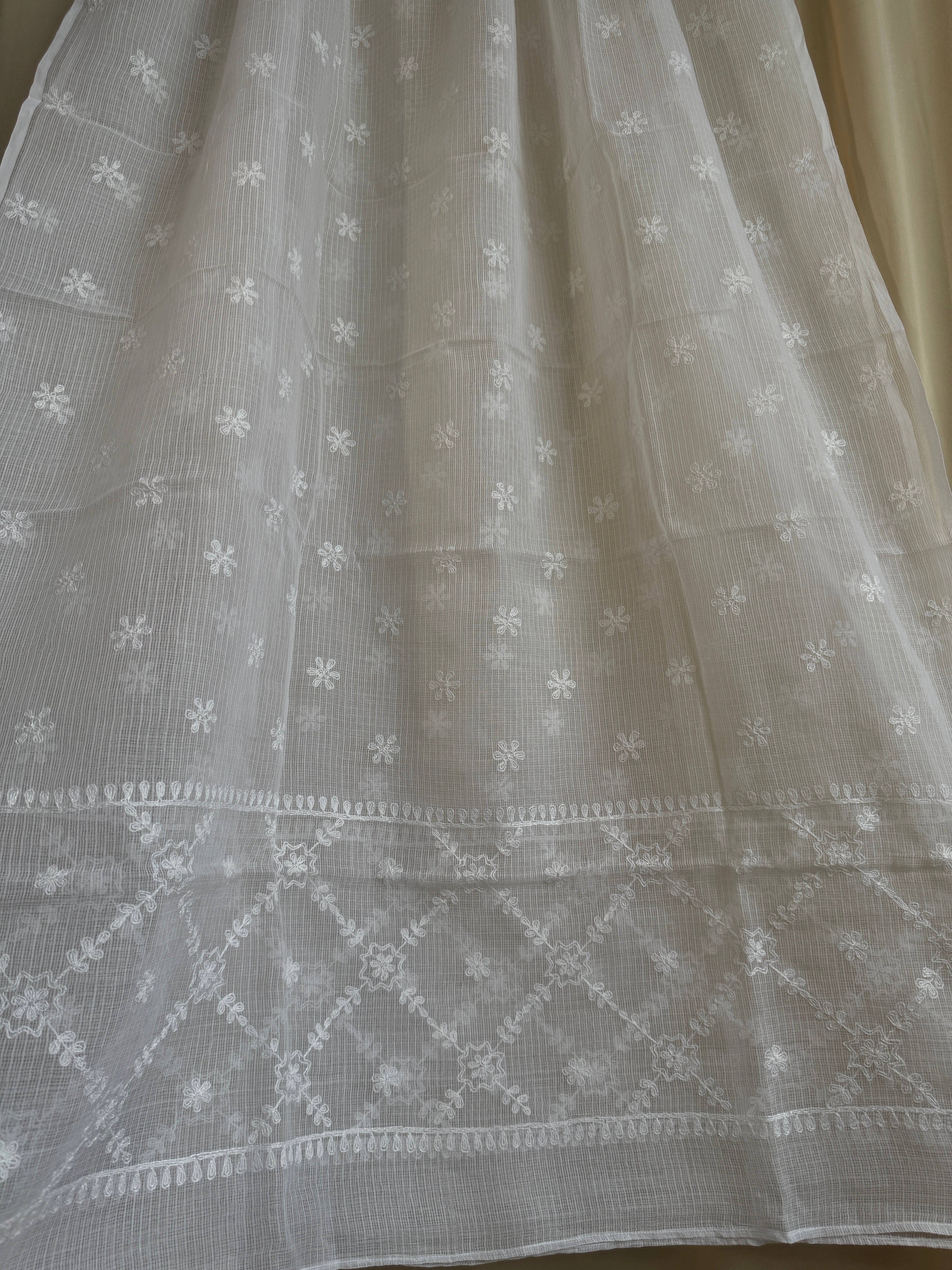 Kota Dupatta with Chikankari - Full Jaan ARIAA CHIKANKARI