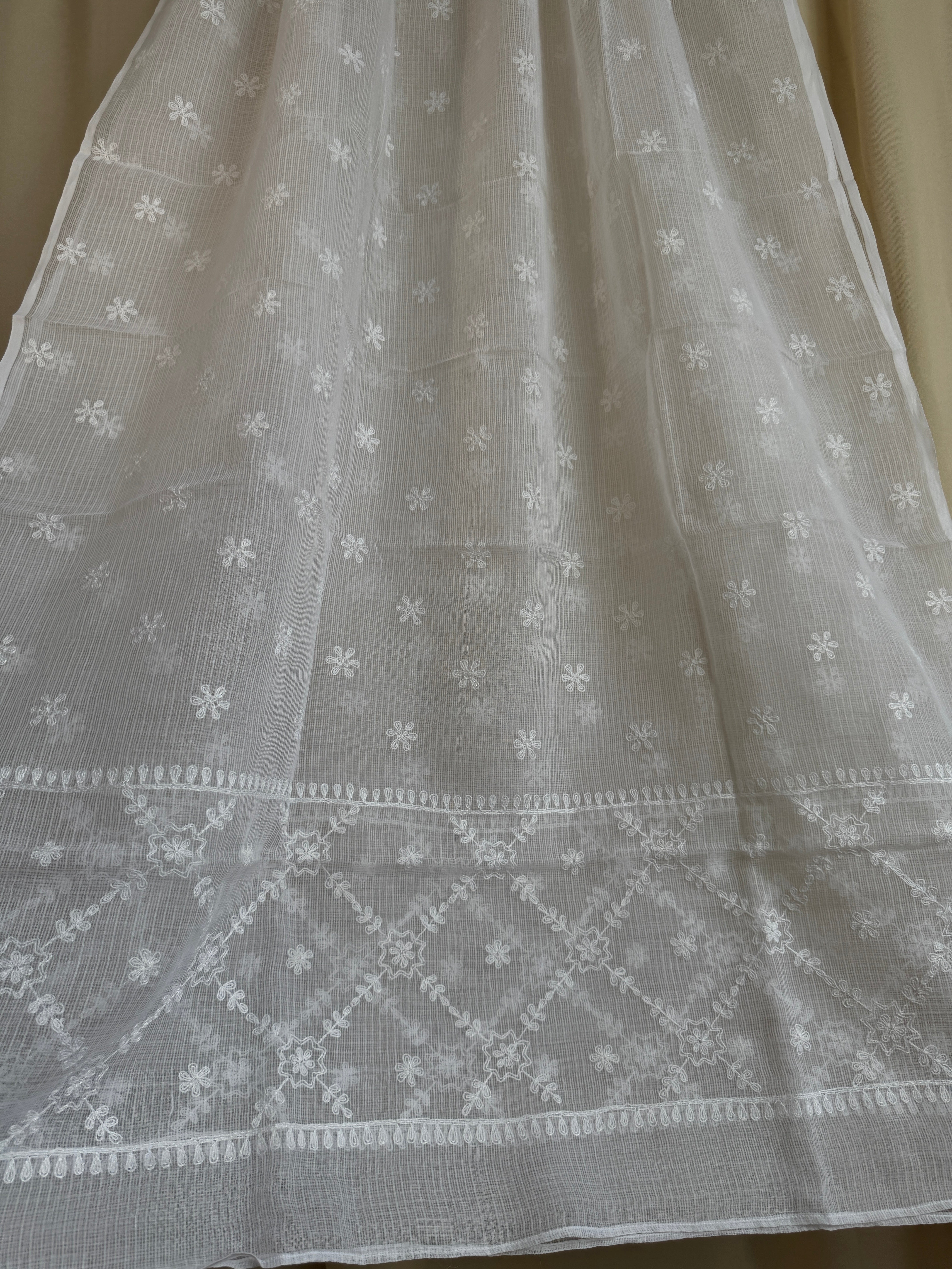 Kota Dupatta with Chikankari - Full Jaan ARIAA CHIKANKARI