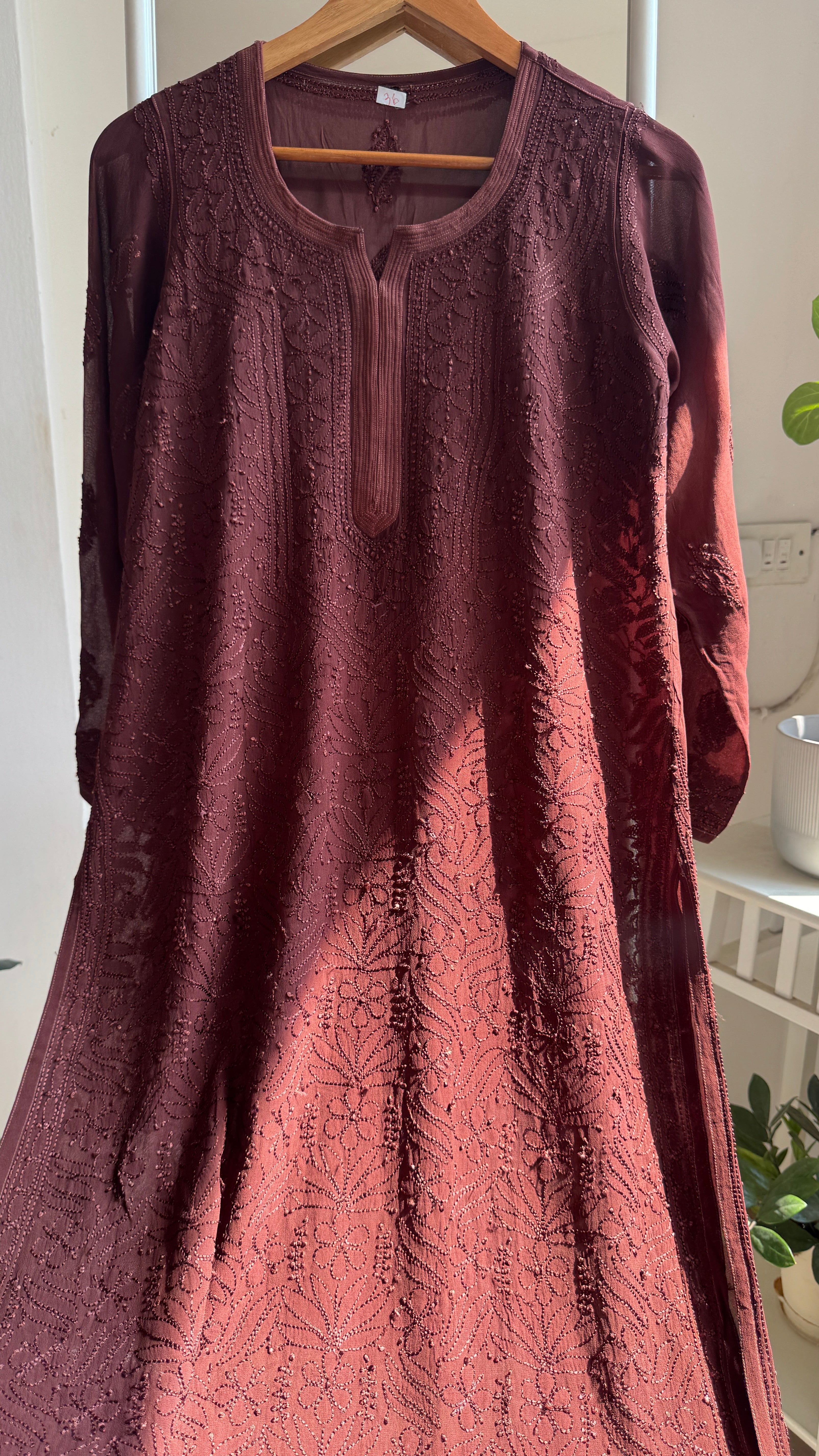 Viscose Kurti - Brown