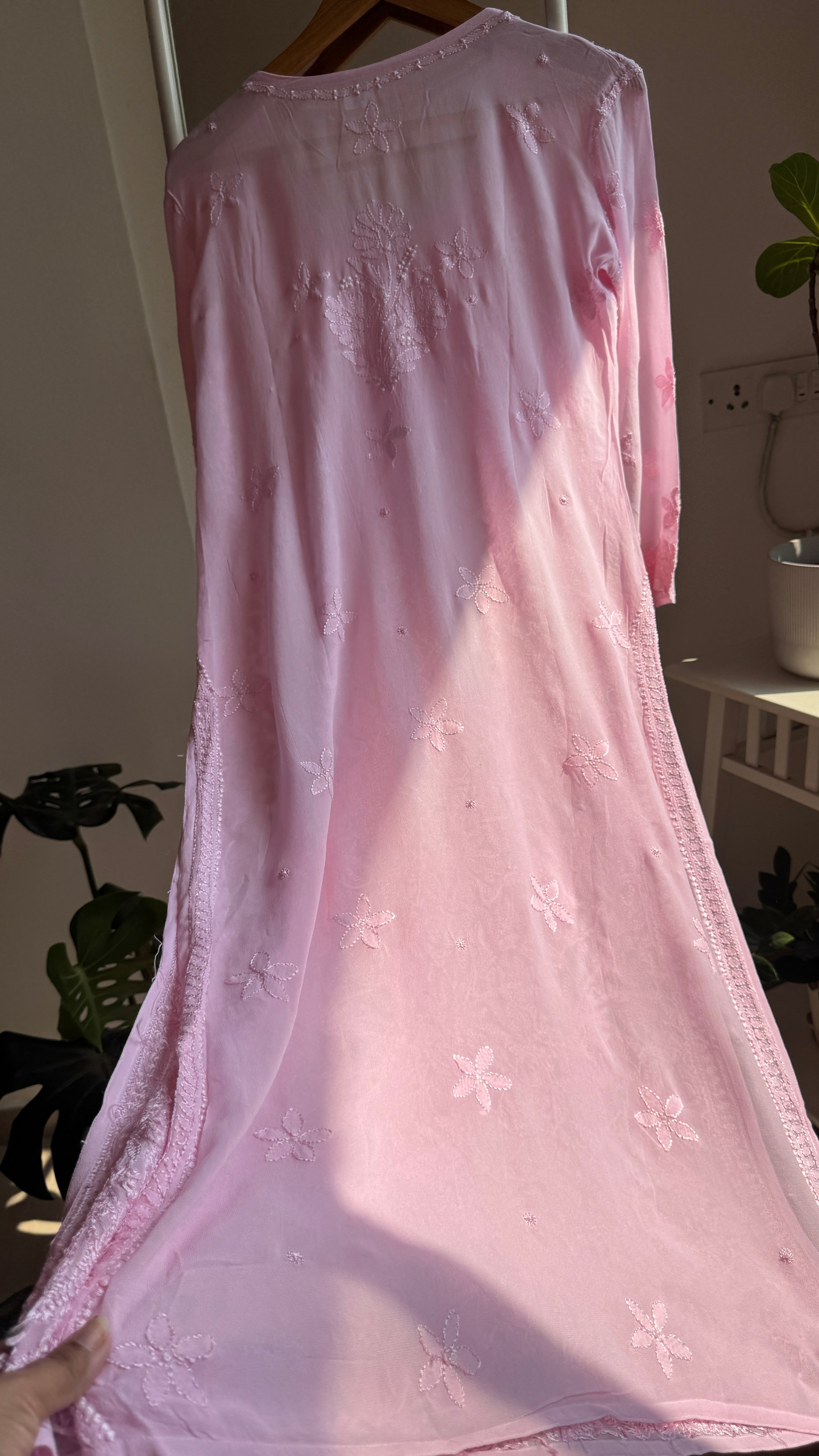 Viscose Kurti - Baby Pink