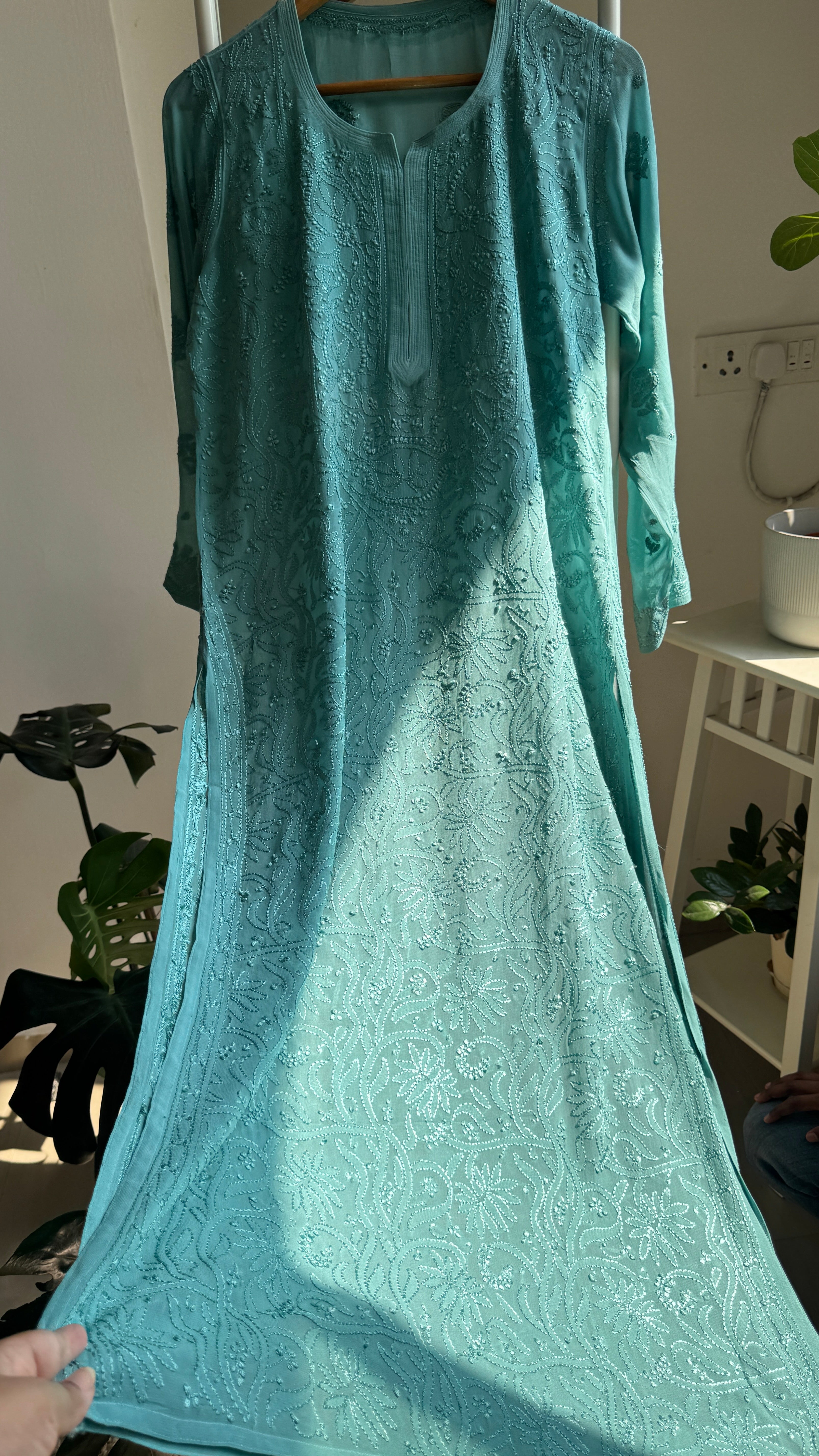 Viscose Kurti - Tiffany Green