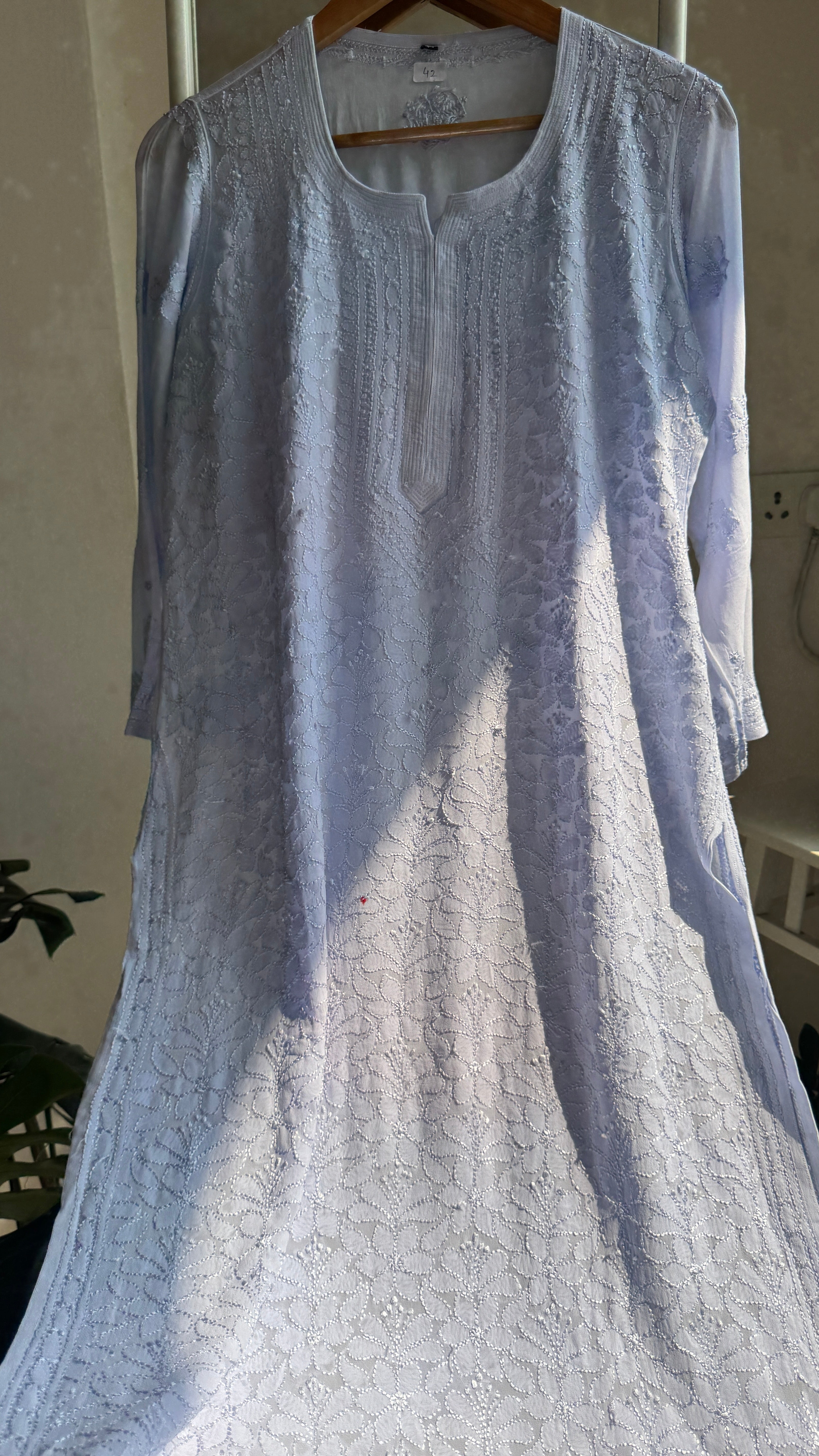 Viscose Kurti - Baby Blue