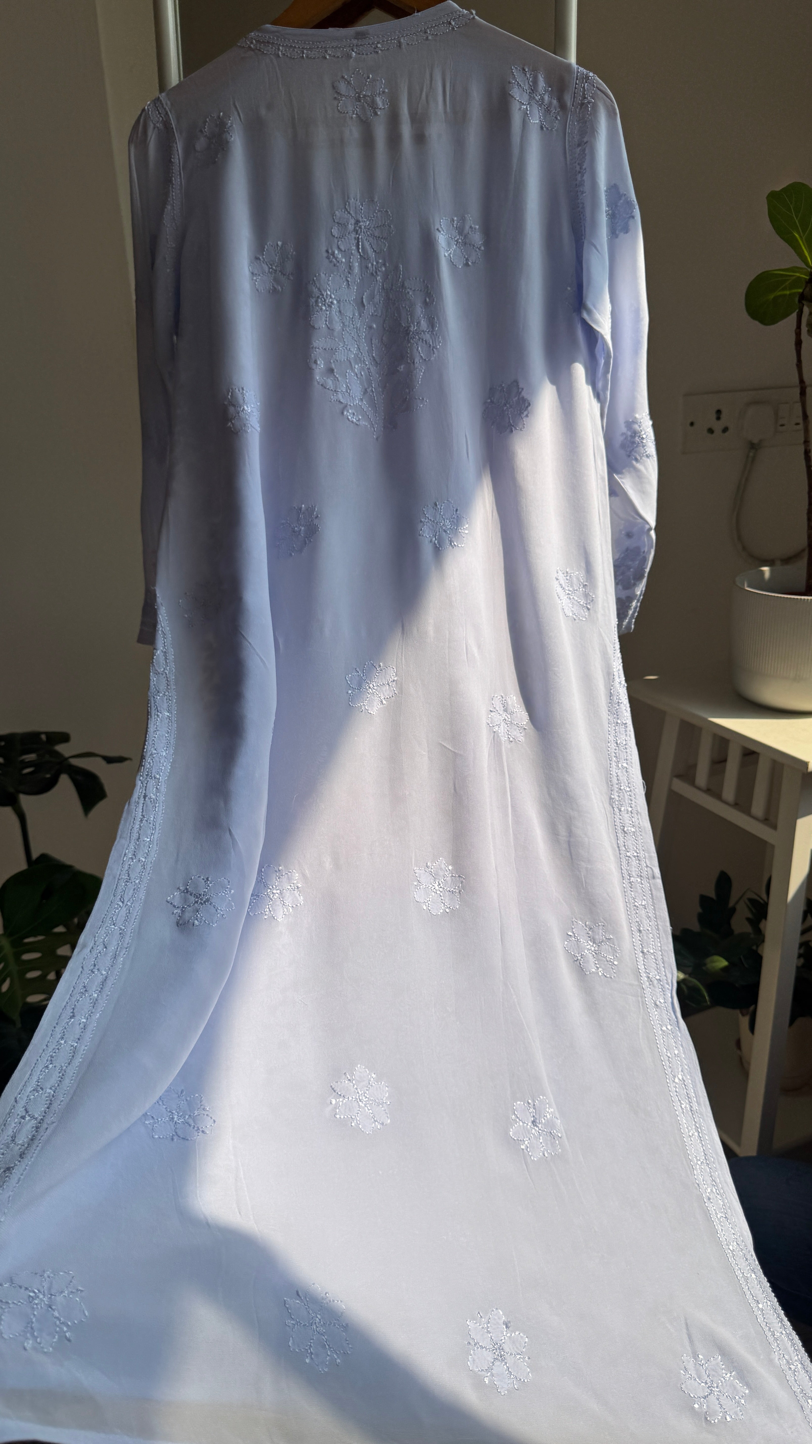 Viscose Kurti - Baby Blue