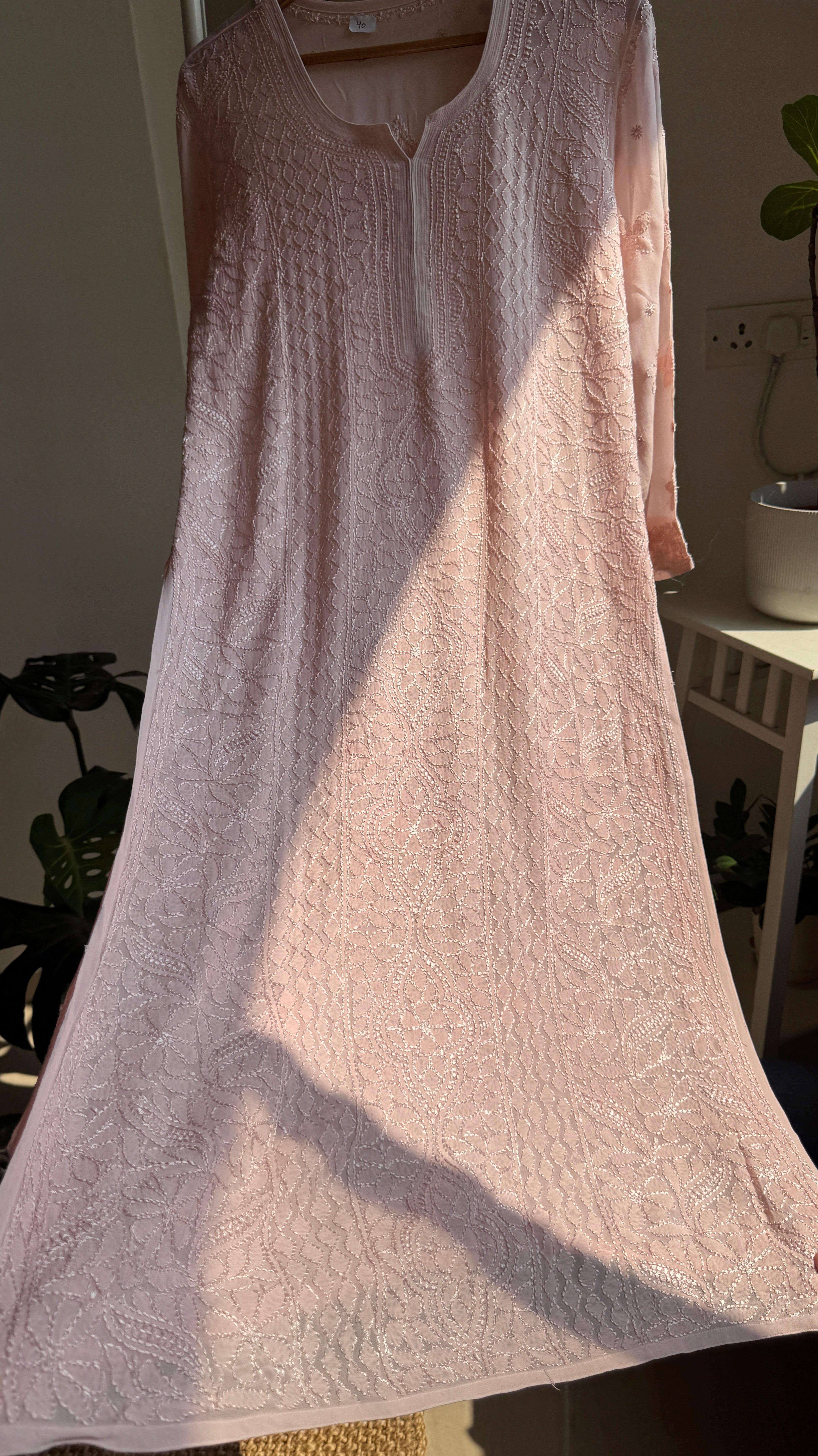 Viscose Kurti - Pale Pink