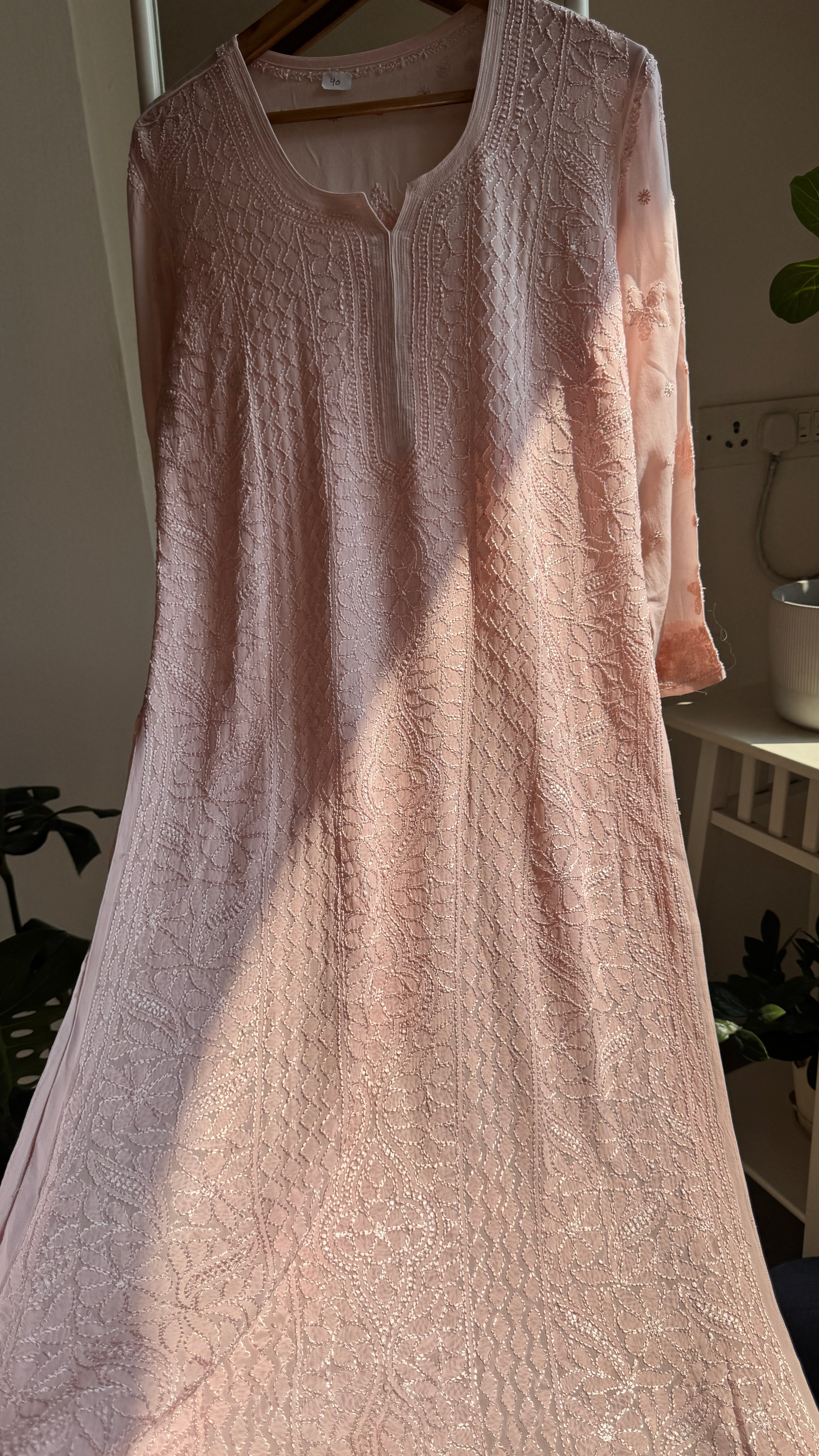 Viscose Kurti - Pale Pink