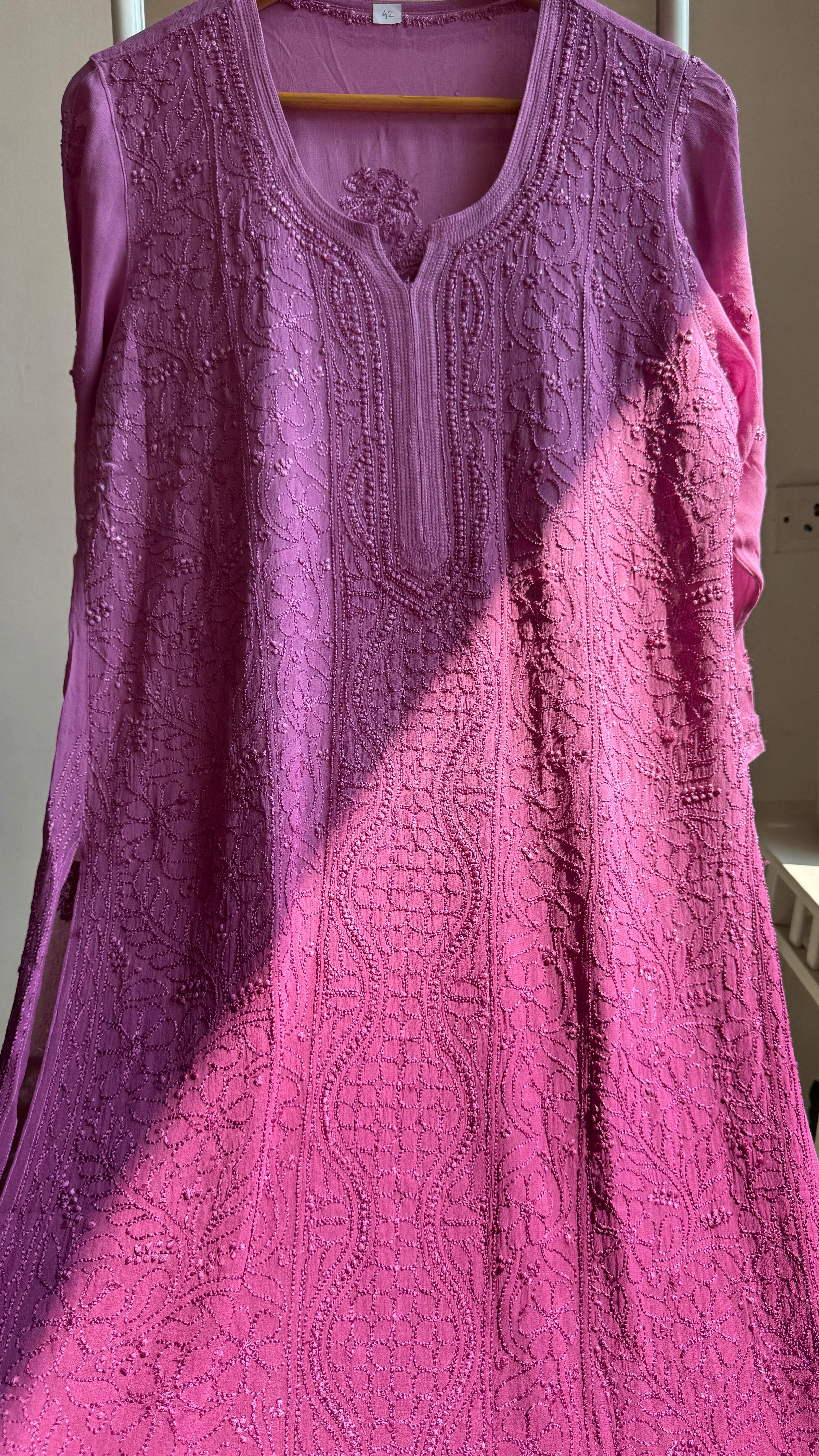 Viscose Kurti - Plum Purple