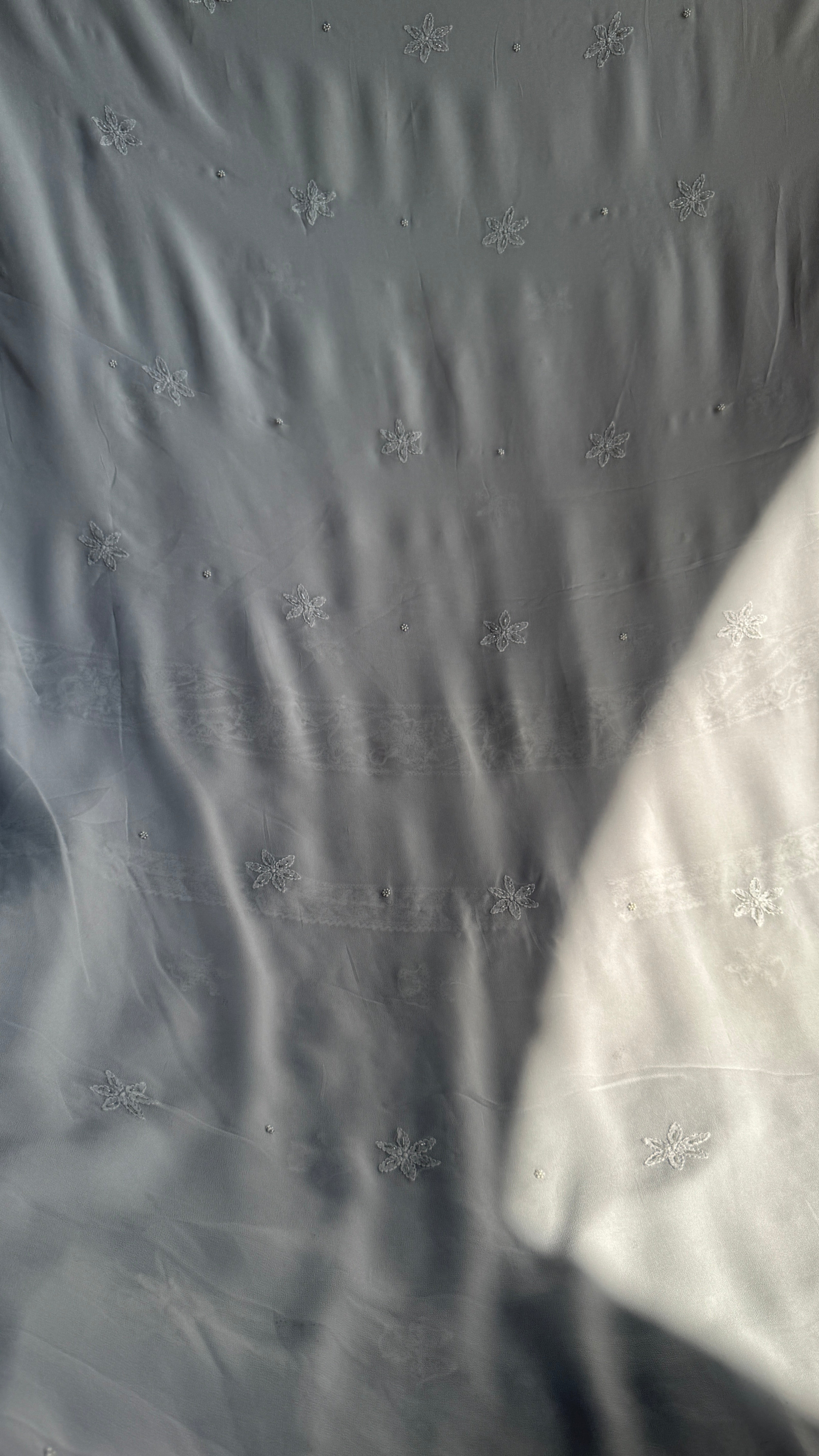 Viscose Length with Dupatta - Grey