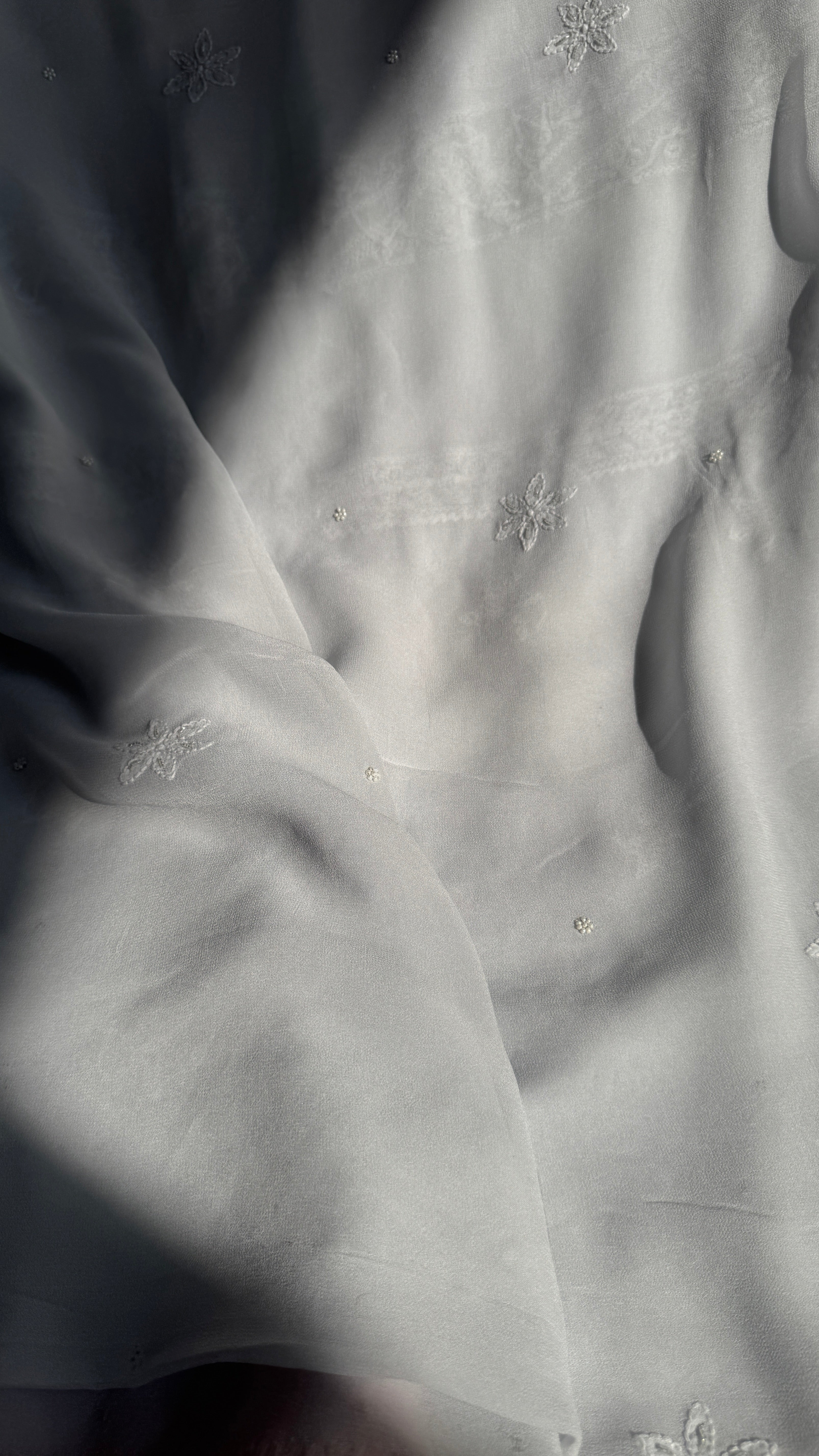 Viscose Length with Dupatta - Grey