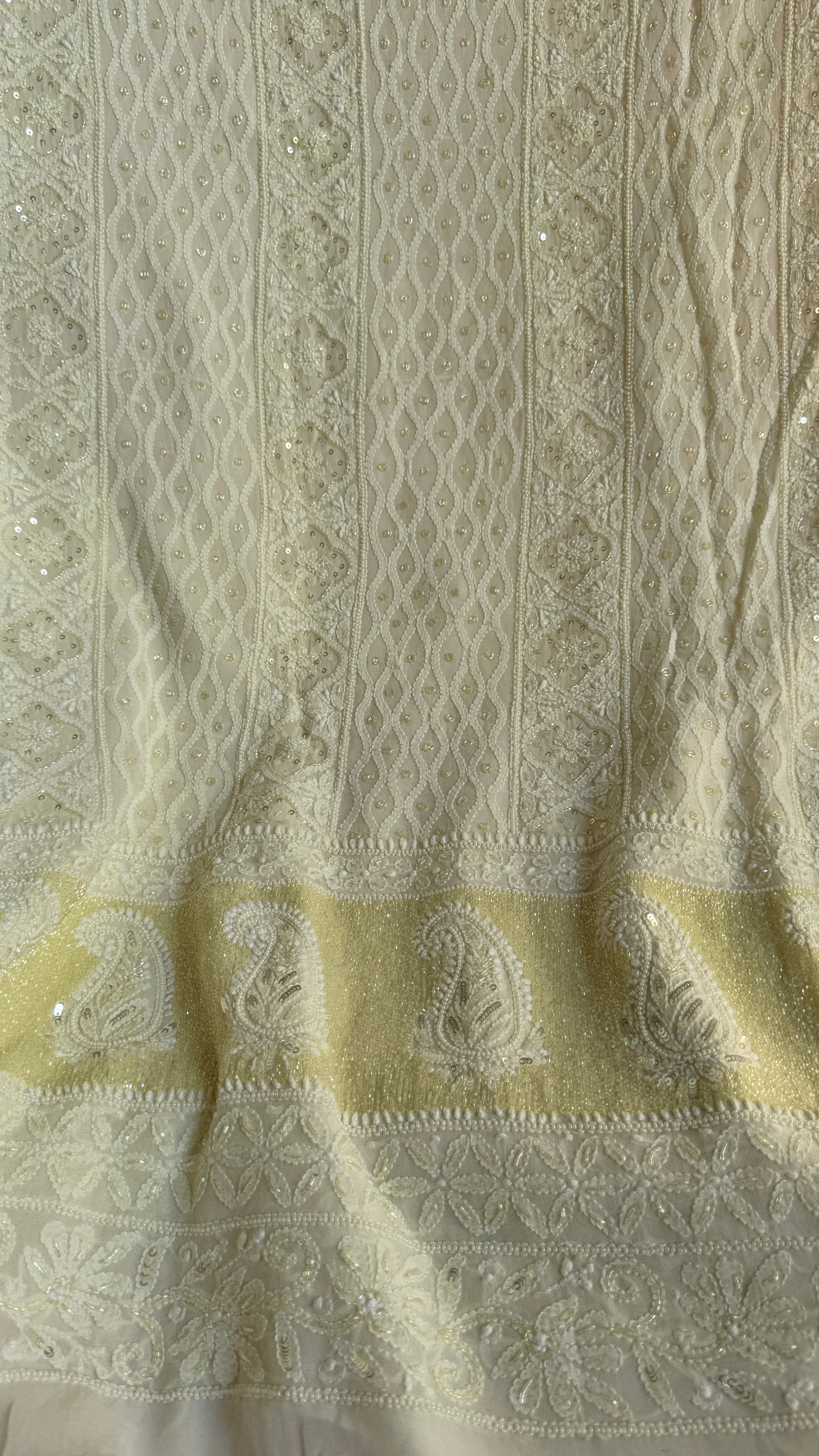 Viscose Length with Dupatta - Lemon Yellow