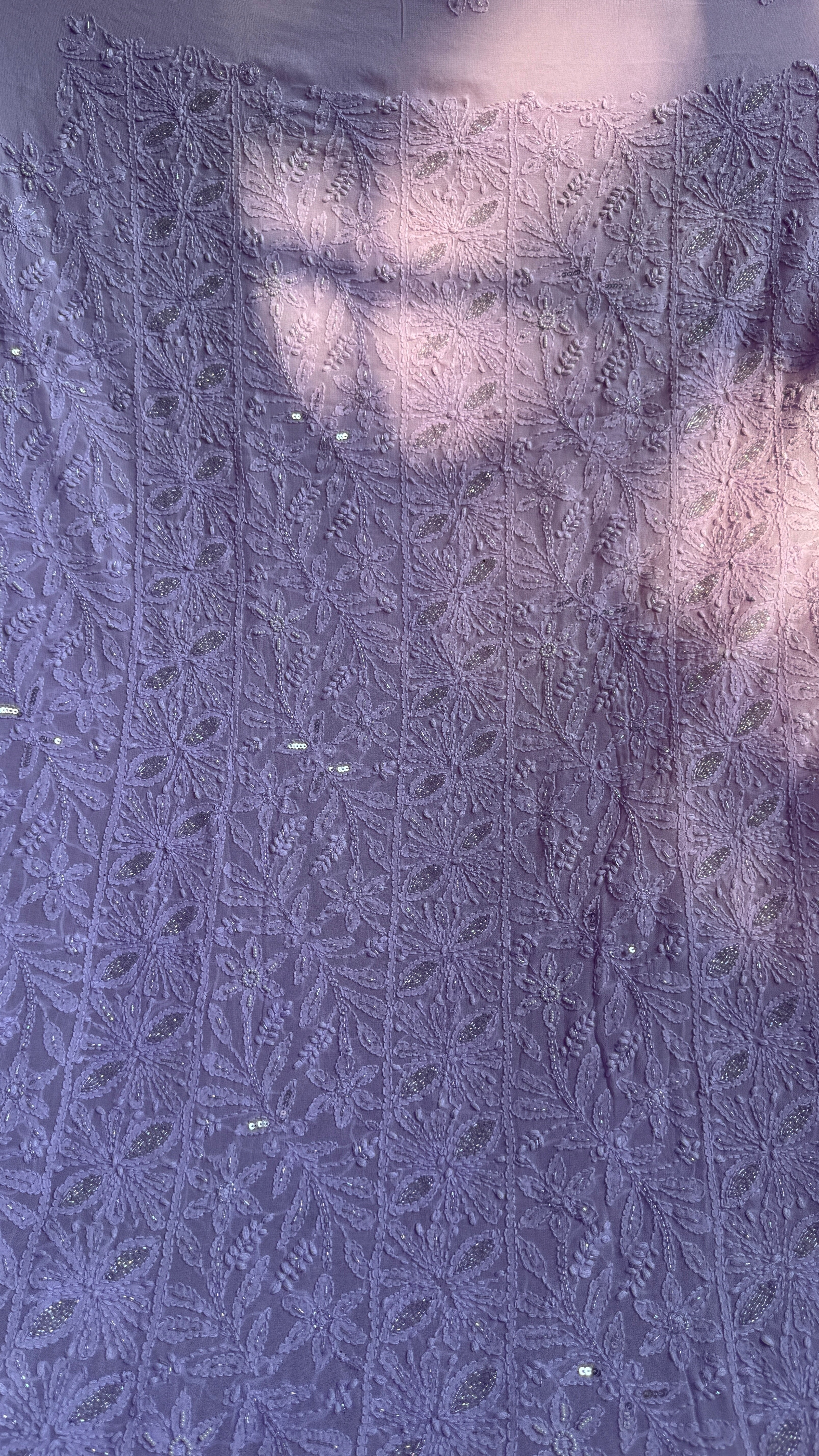 Viscose Length with Dupatta - Lilac