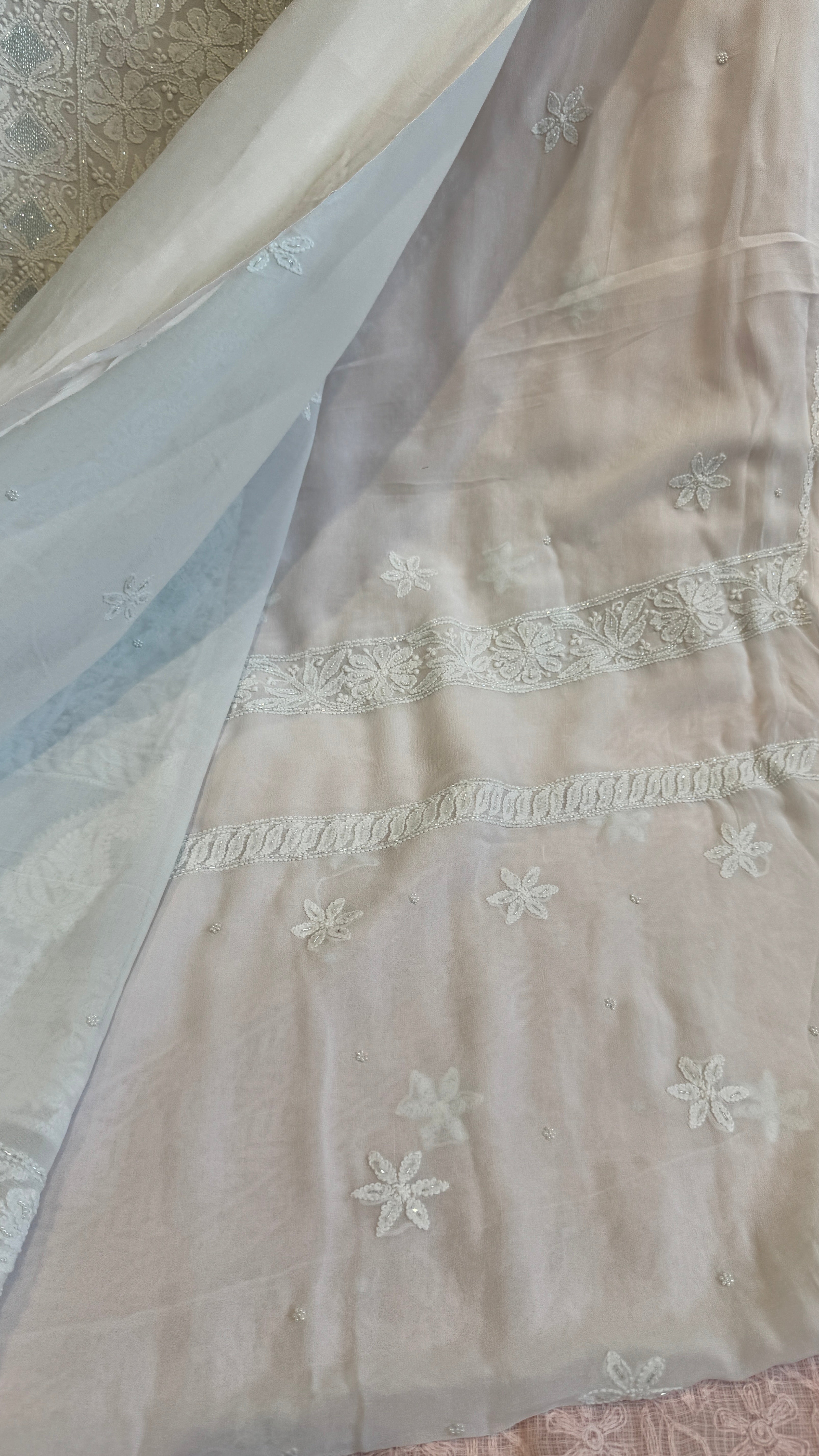 Viscose Length with Dupatta - Blue