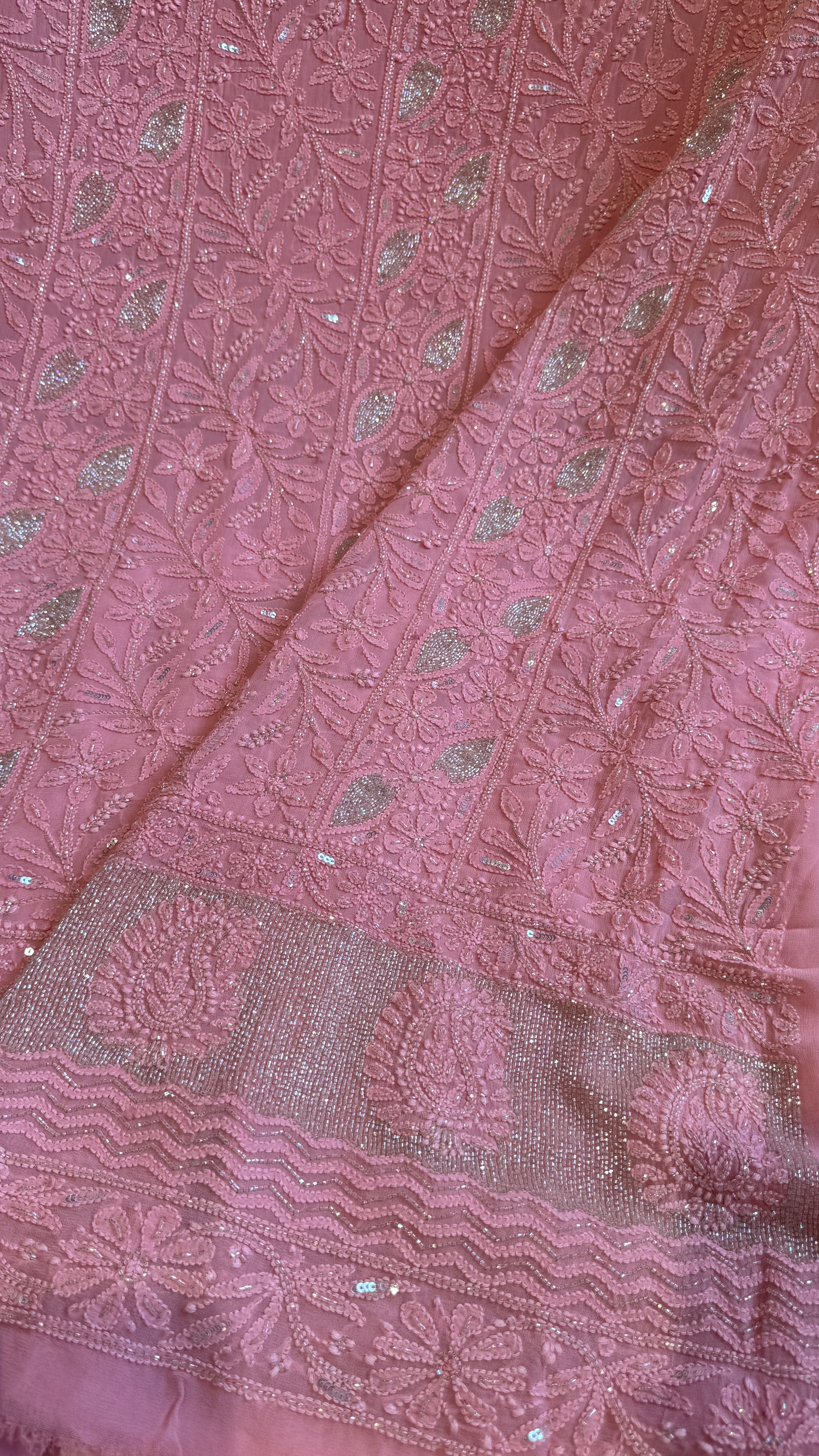 Viscose Length with Dupatta - Rosewood